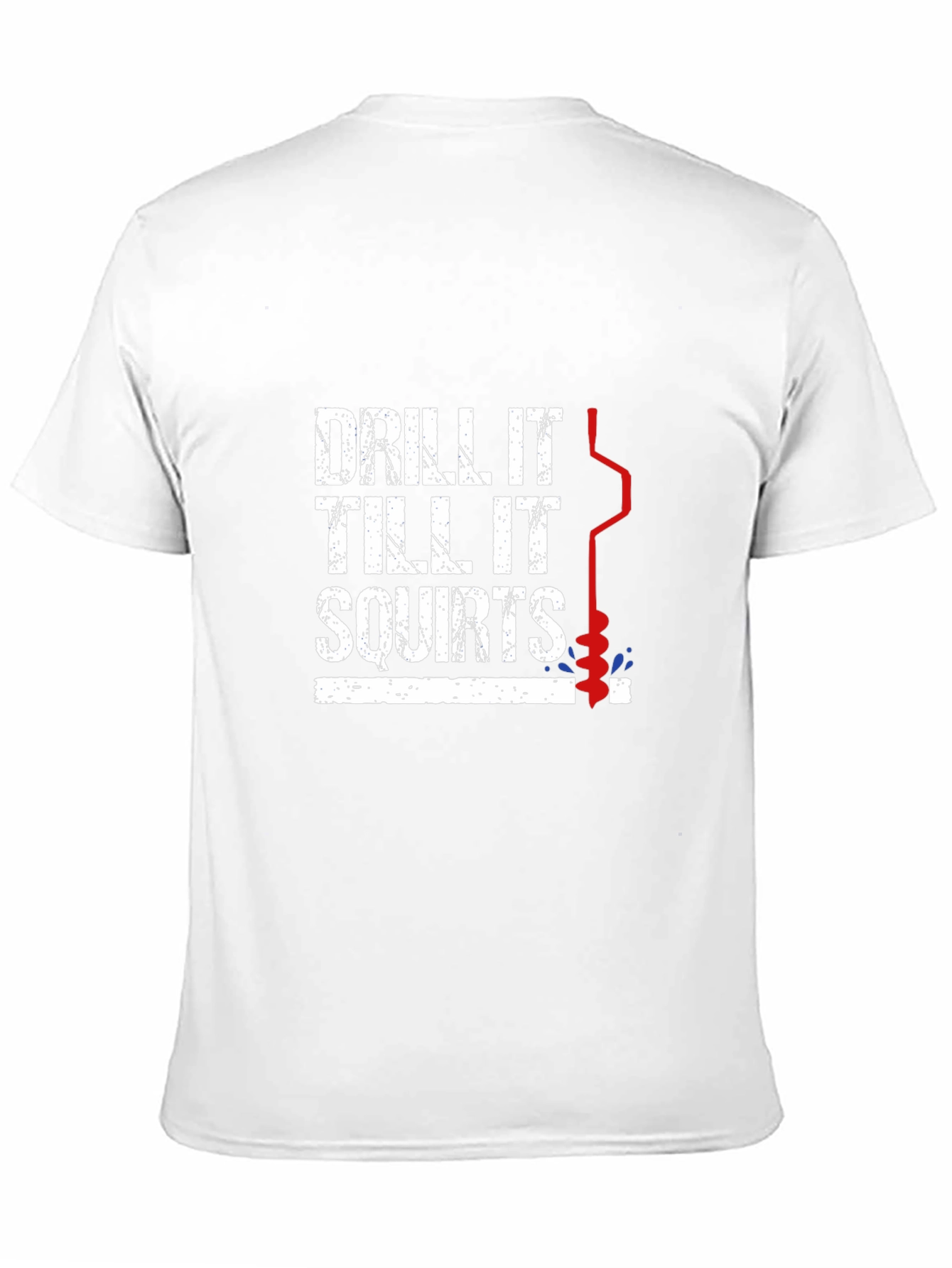 Drill It Ice Fishing Graphic Tee