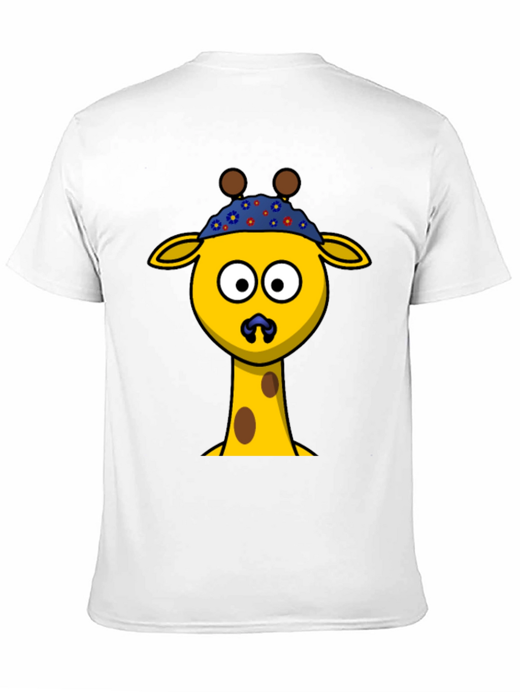 Cartoon Giraffe T-Shirt - Novelty Graphic Tee