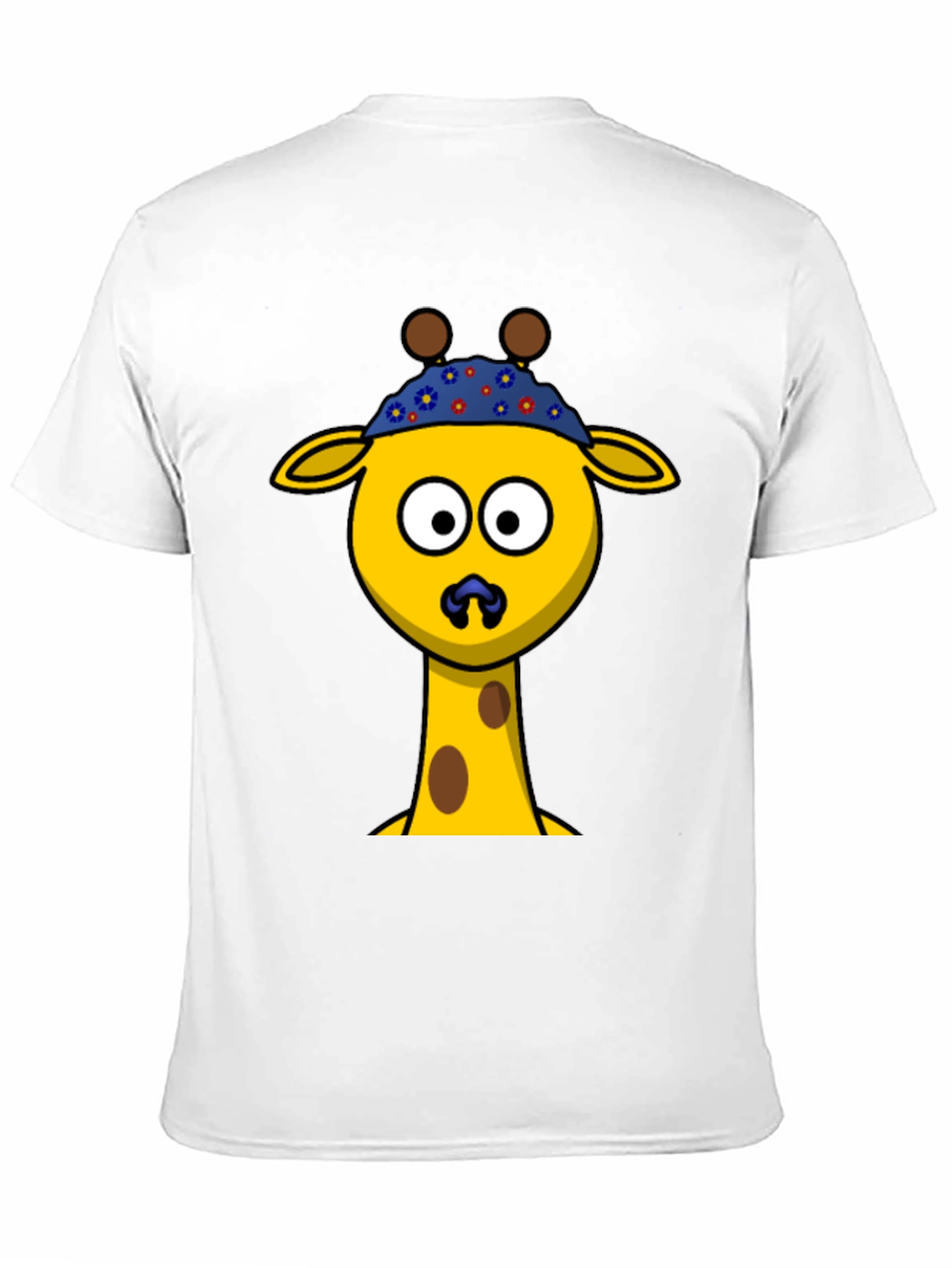 Cartoon Giraffe T-Shirt - Novelty Graphic Tee