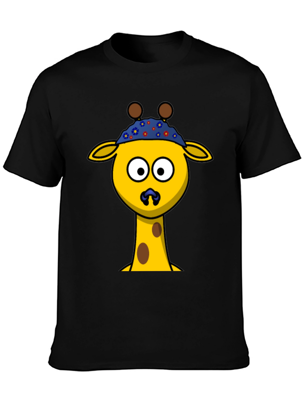 Cartoon Giraffe T-Shirt - Novelty Graphic Tee