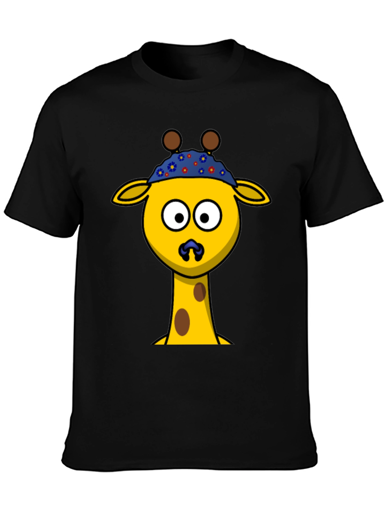 Cartoon Giraffe T-Shirt - Novelty Graphic Tee