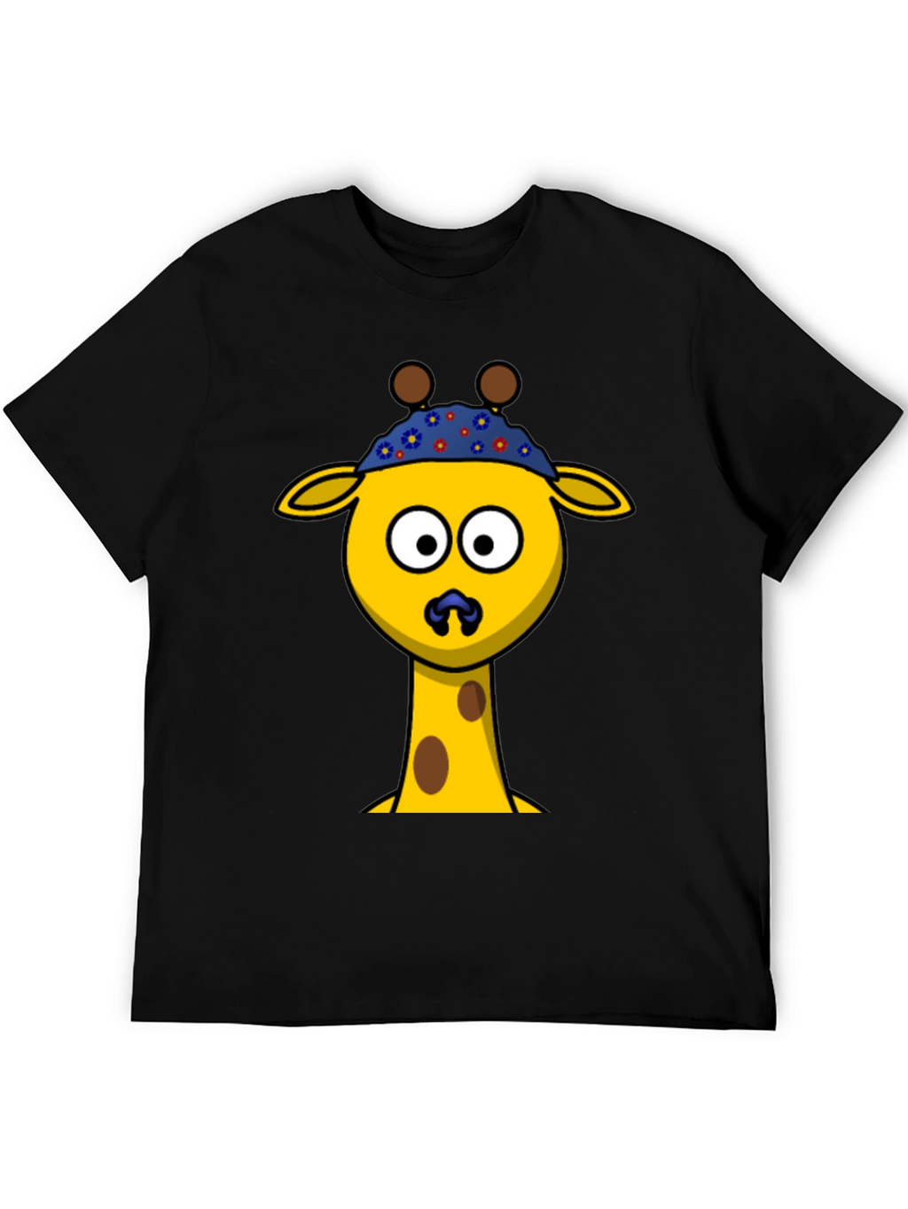 Cartoon Giraffe T-Shirt - Novelty Graphic Tee