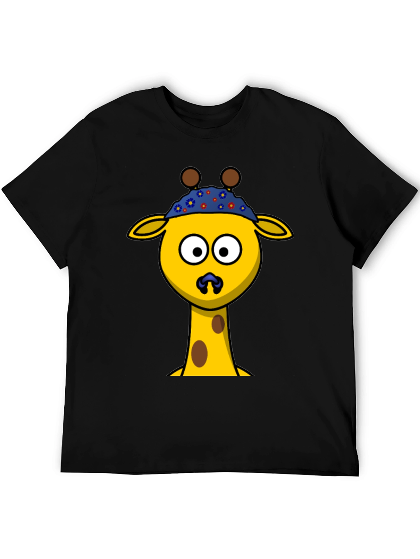 Cartoon Giraffe T-Shirt - Novelty Graphic Tee
