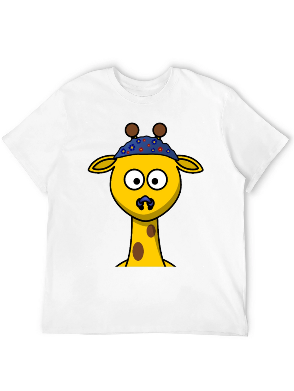 Cartoon Giraffe T-Shirt - Novelty Graphic Tee