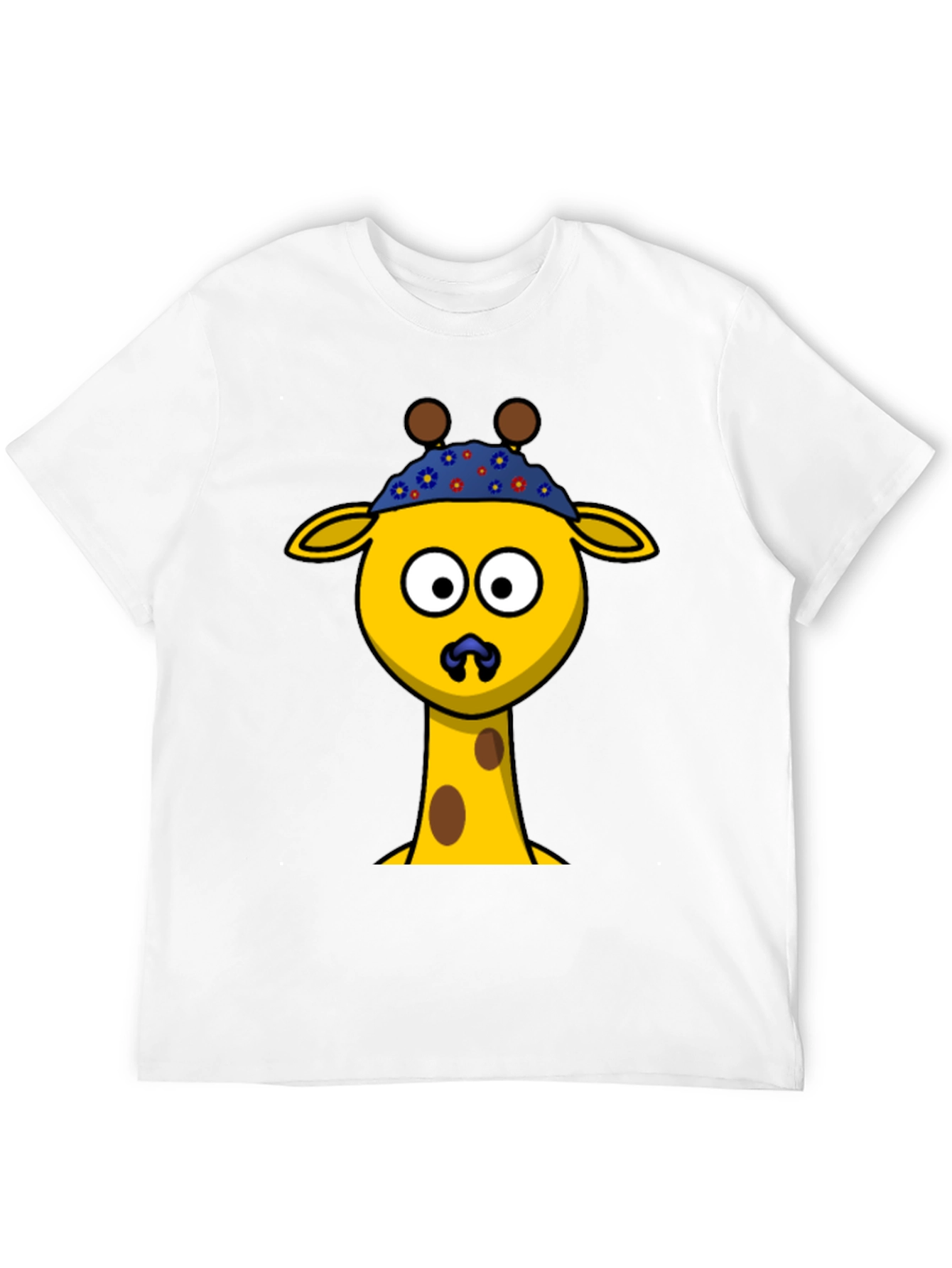 Cartoon Giraffe T-Shirt - Novelty Graphic Tee