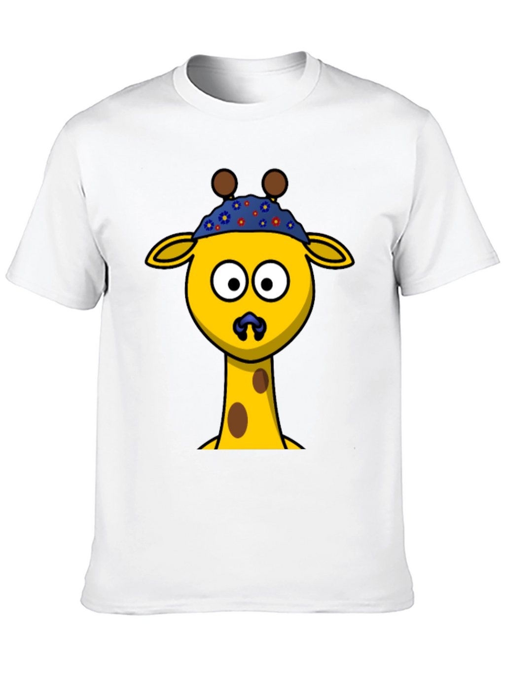 Cartoon Giraffe T-Shirt - Novelty Graphic Tee