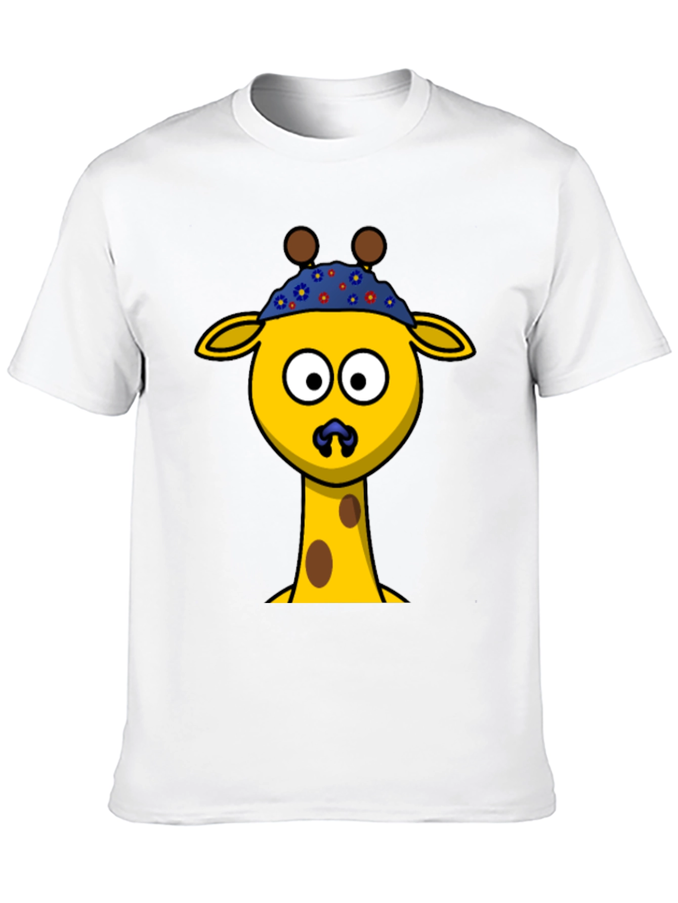 Cartoon Giraffe T-Shirt - Novelty Graphic Tee