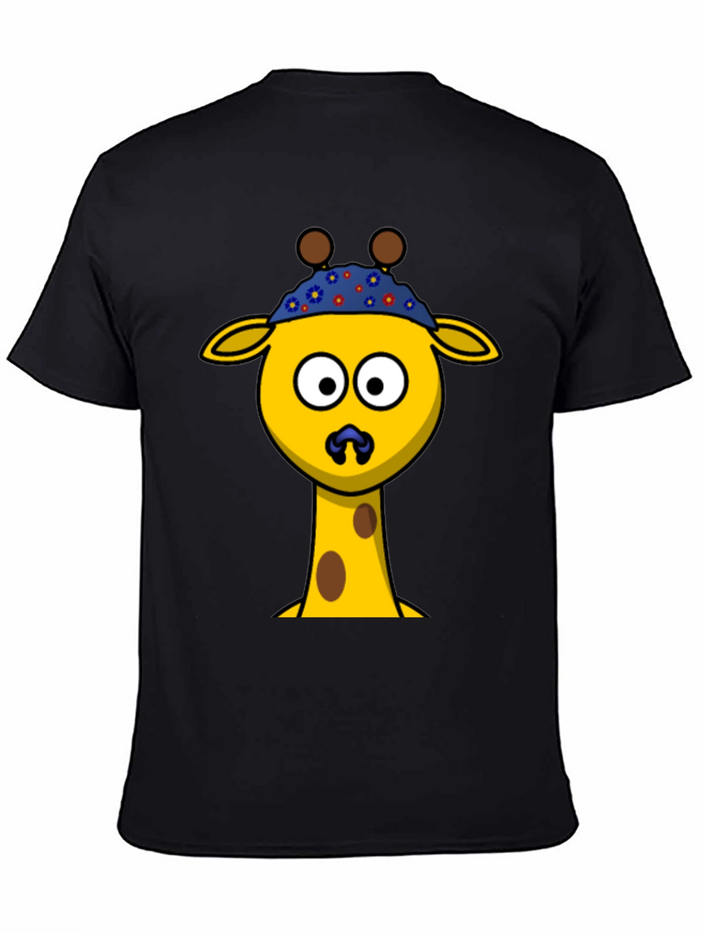 Cartoon Giraffe T-Shirt - Novelty Graphic Tee