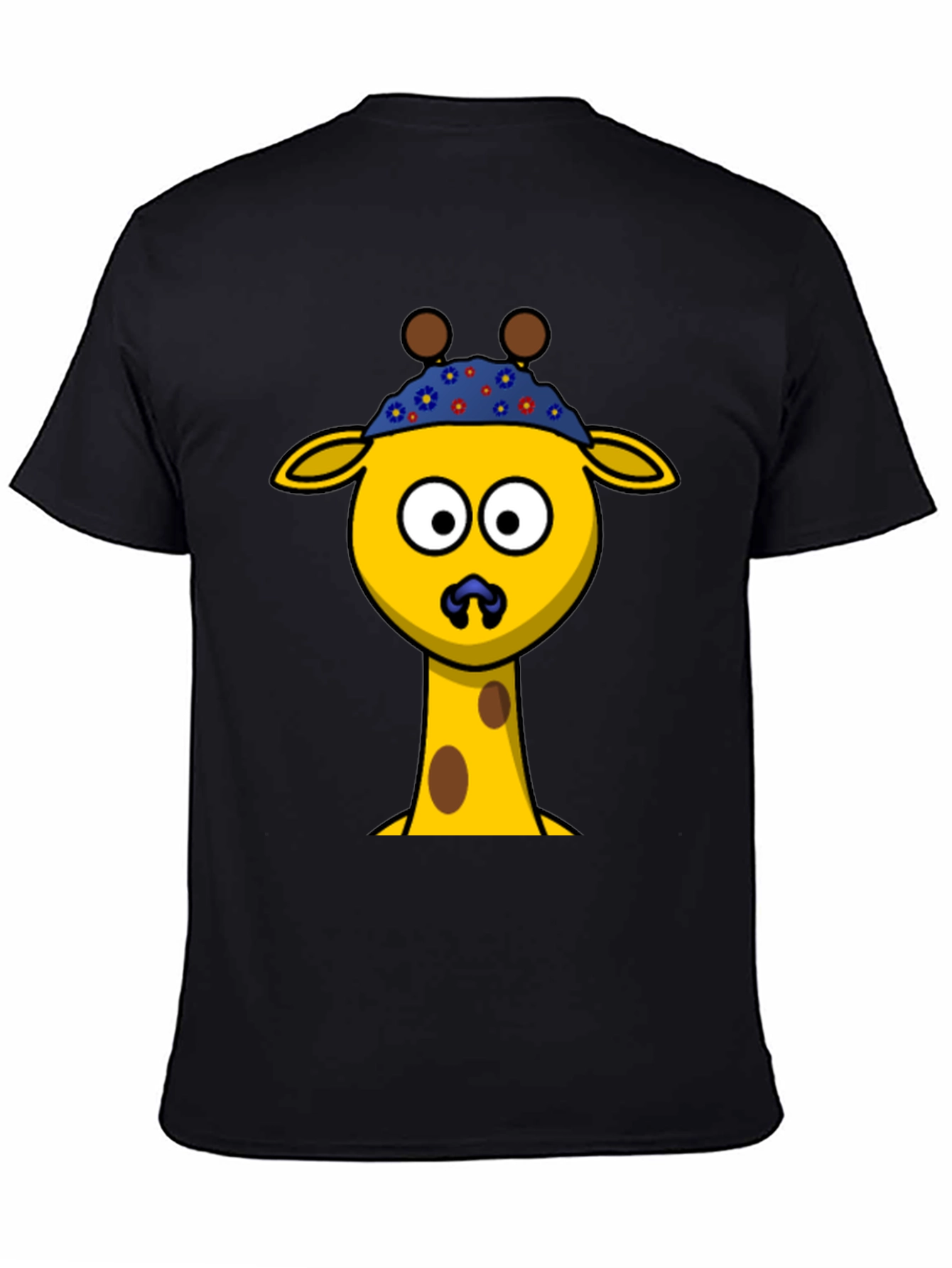 Cartoon Giraffe T-Shirt - Novelty Graphic Tee