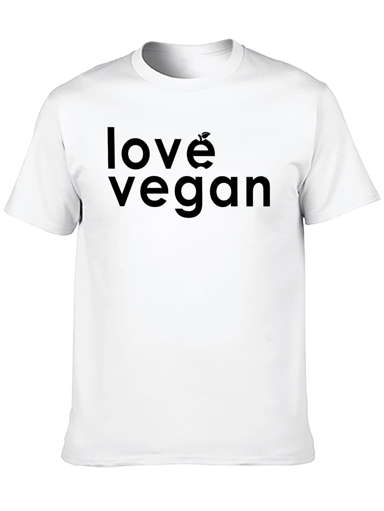 Love Vegan T-Shirt - Black Graphic Tee