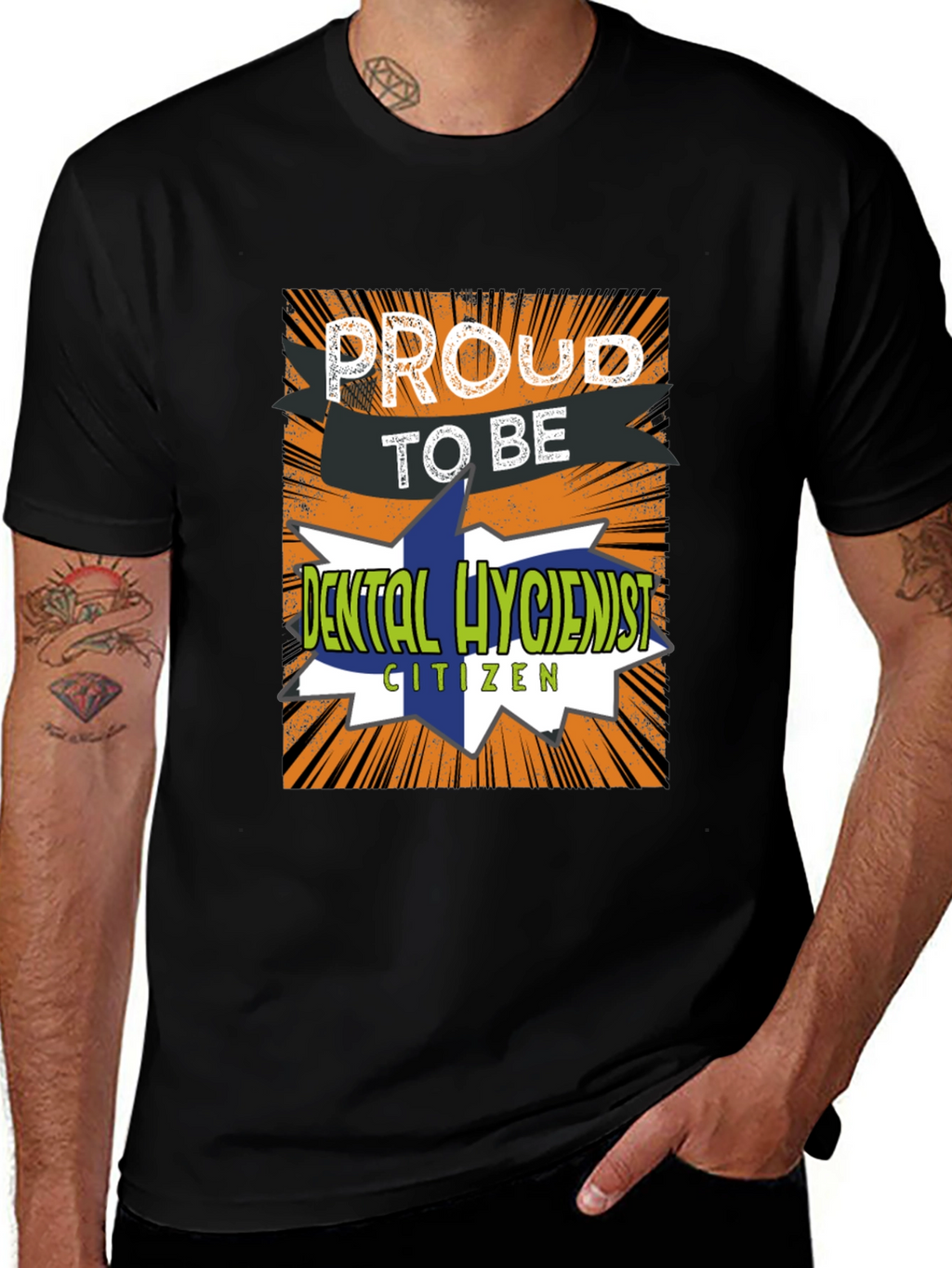 Proud Dental Hygienist T-Shirt Novelty Tee