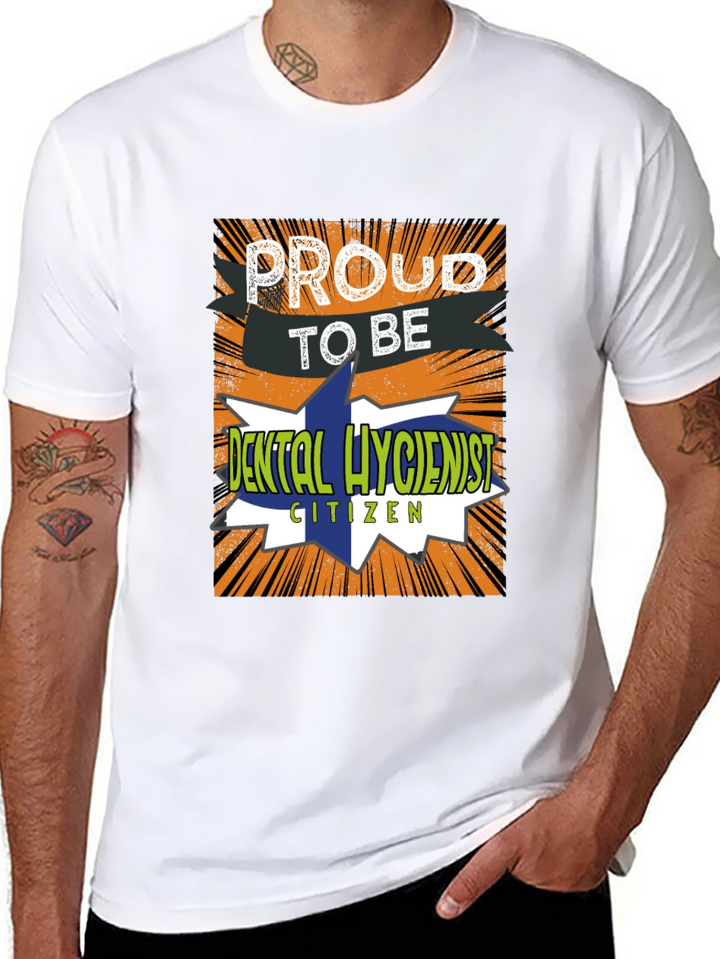 Proud Dental Hygienist T-Shirt Novelty Tee