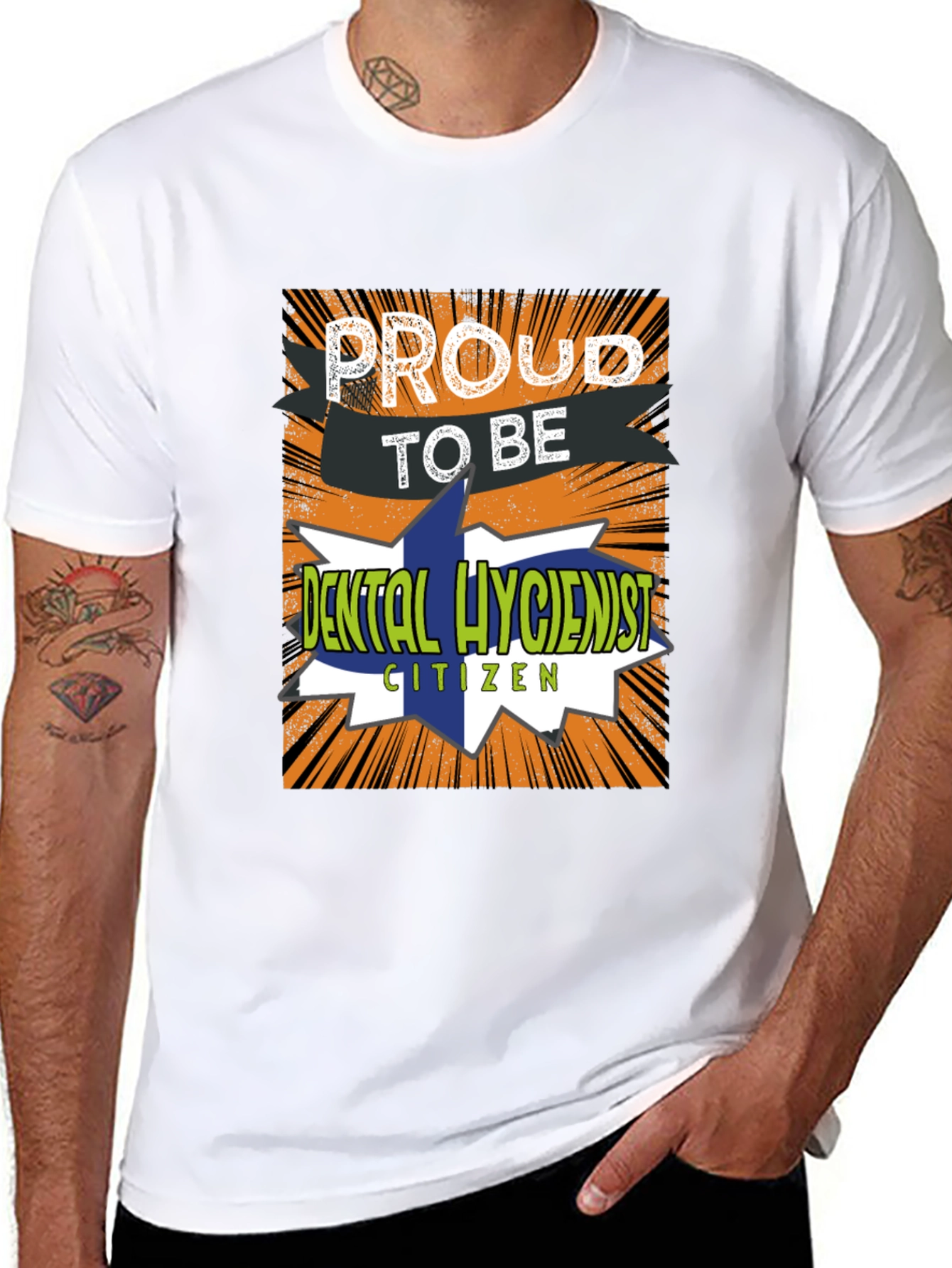 Proud Dental Hygienist T-Shirt Novelty Tee