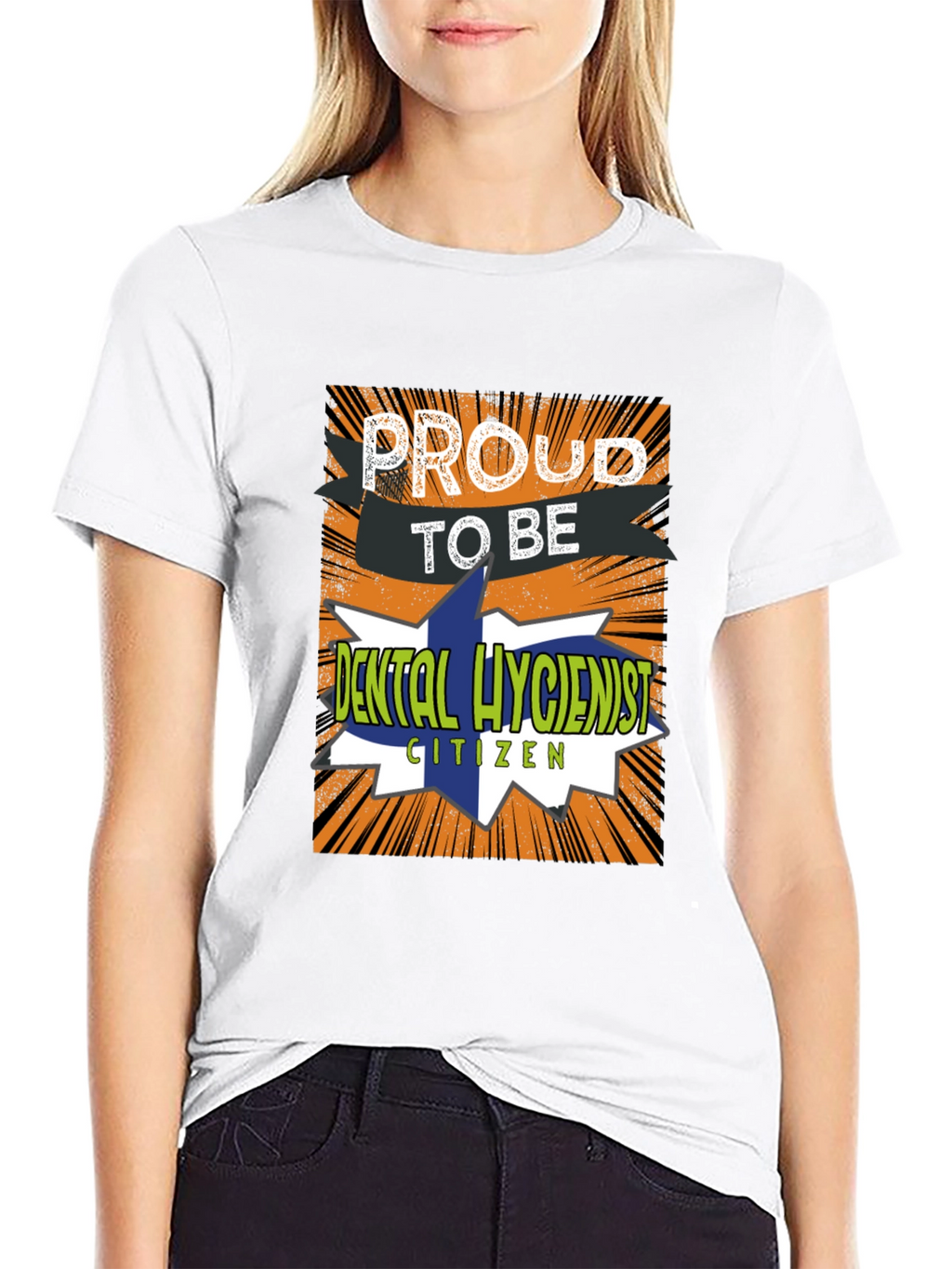 Proud Dental Hygienist T-Shirt Novelty Tee
