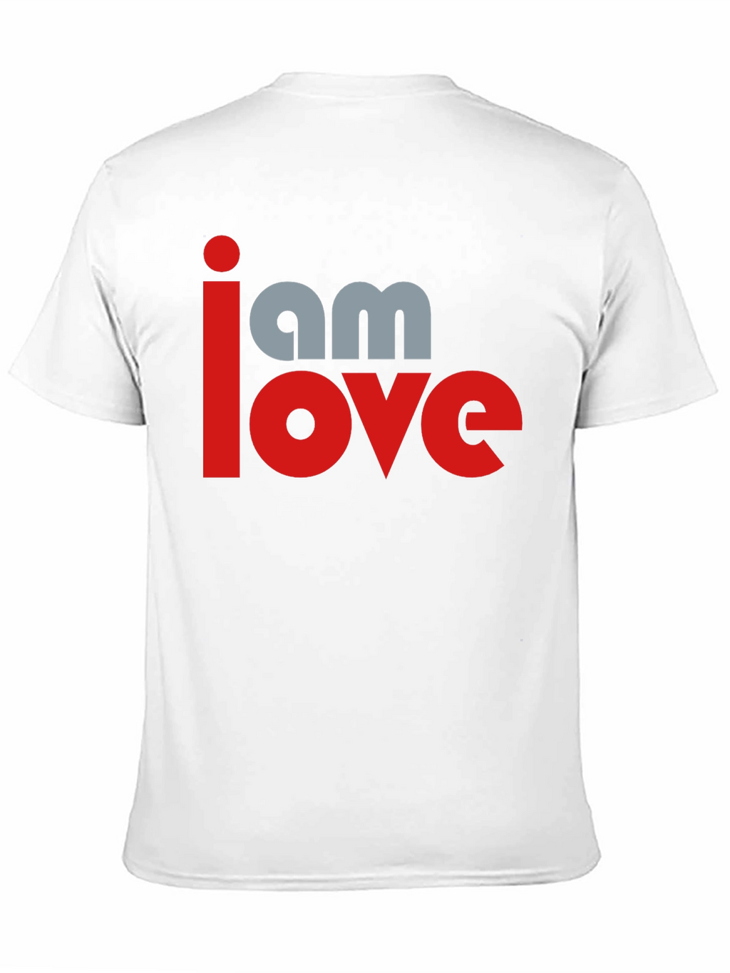 I am Love Graphic Print Black T-Shirt