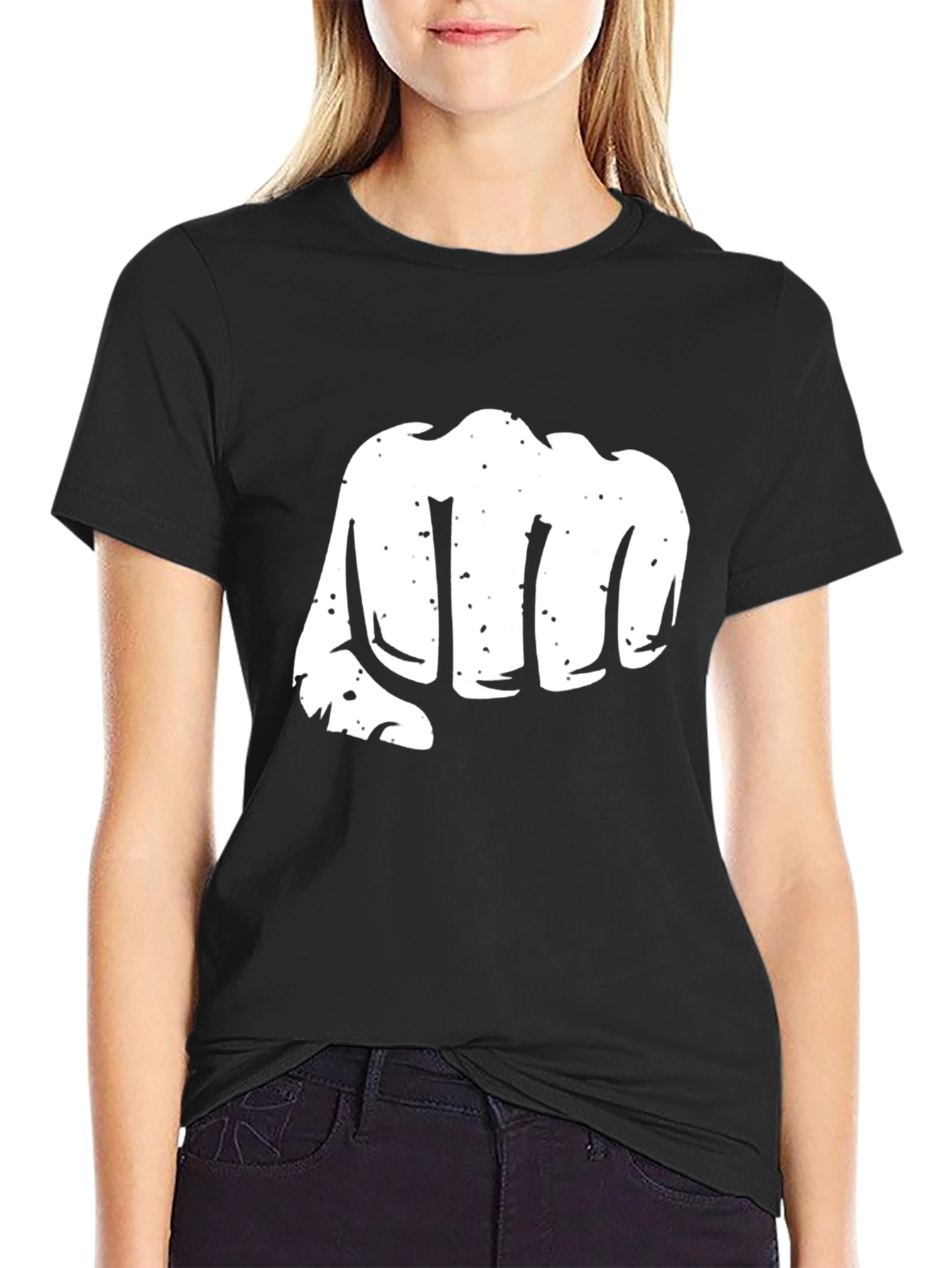 Punch Graphic Black T-Shirt