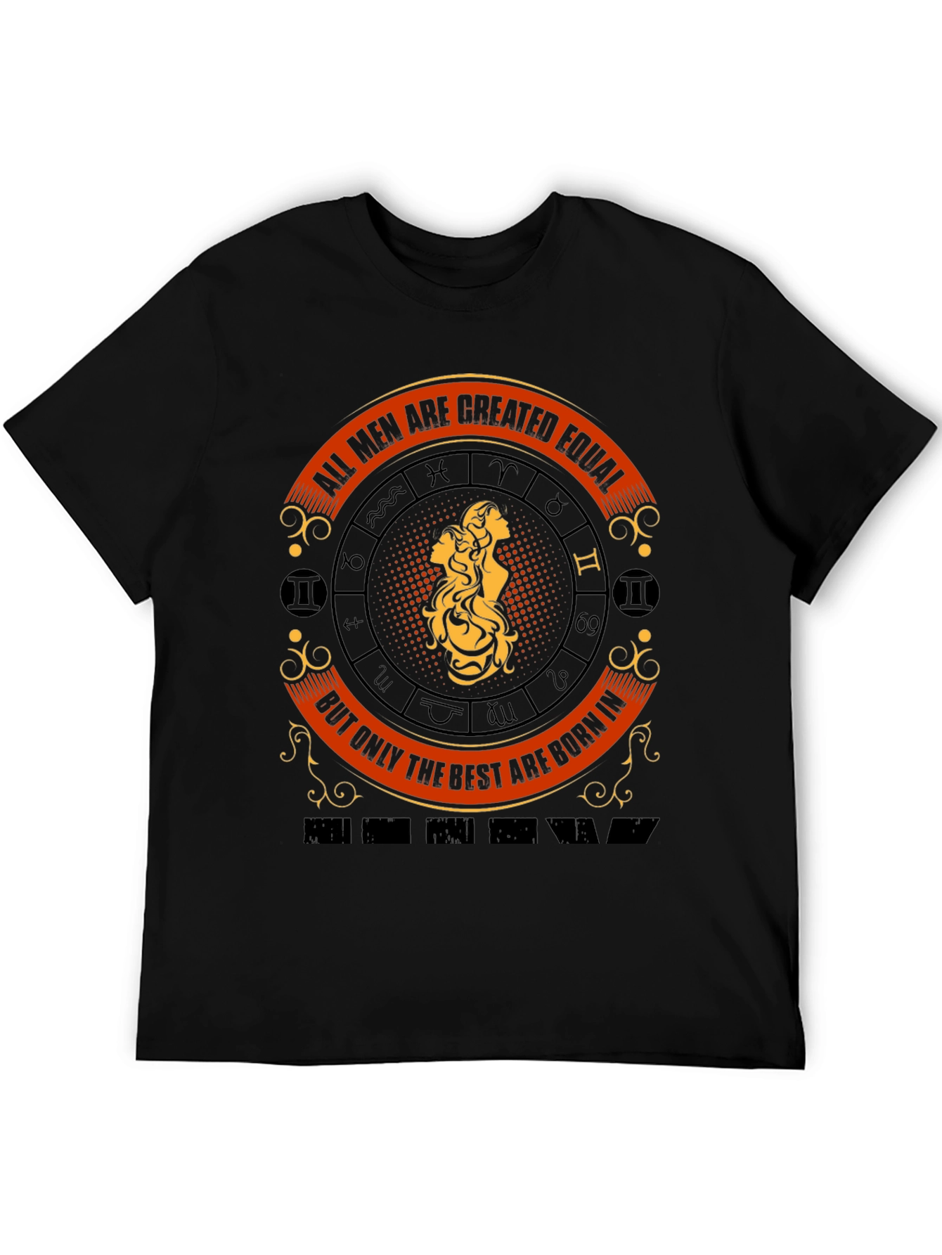 Zodiac Gemini Mens Graphic T-Shirt