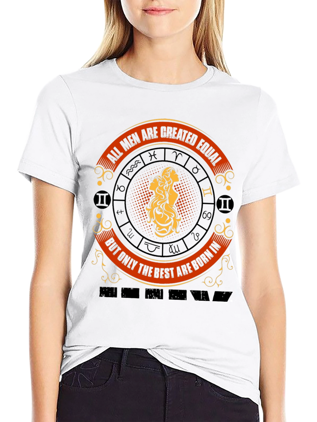 Zodiac Gemini Mens Graphic T-Shirt
