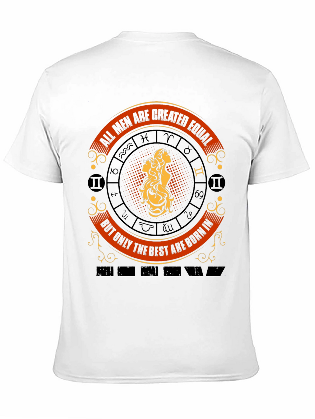 Zodiac Gemini Mens Graphic T-Shirt
