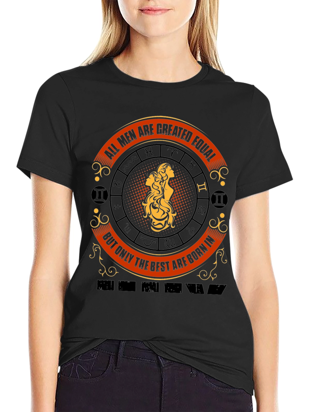Zodiac Gemini Mens Graphic T-Shirt