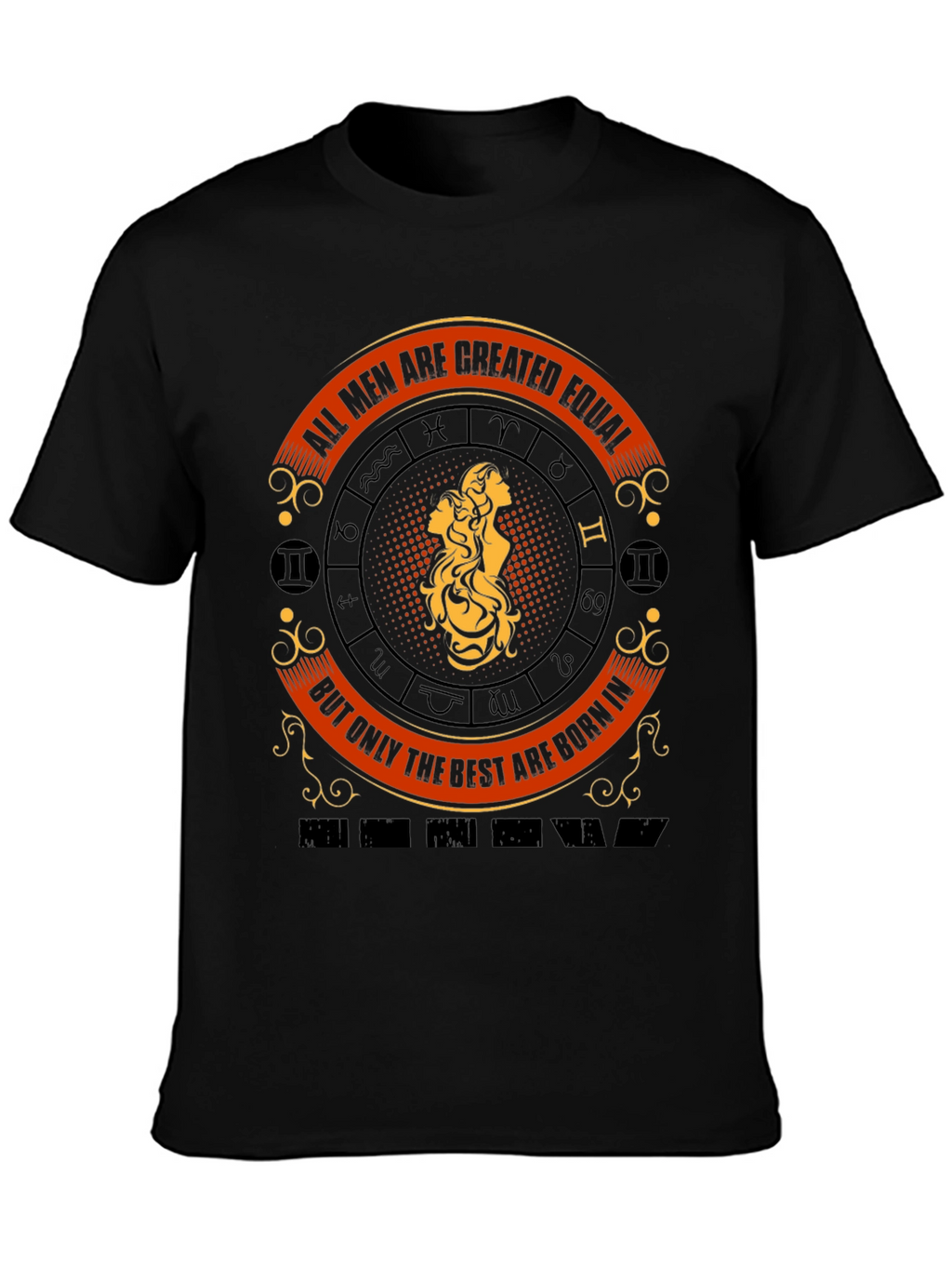 Zodiac Gemini Mens Graphic T-Shirt