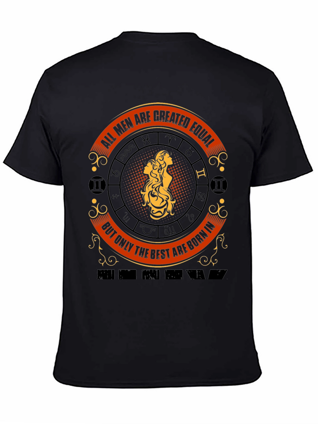 Zodiac Gemini Mens Graphic T-Shirt