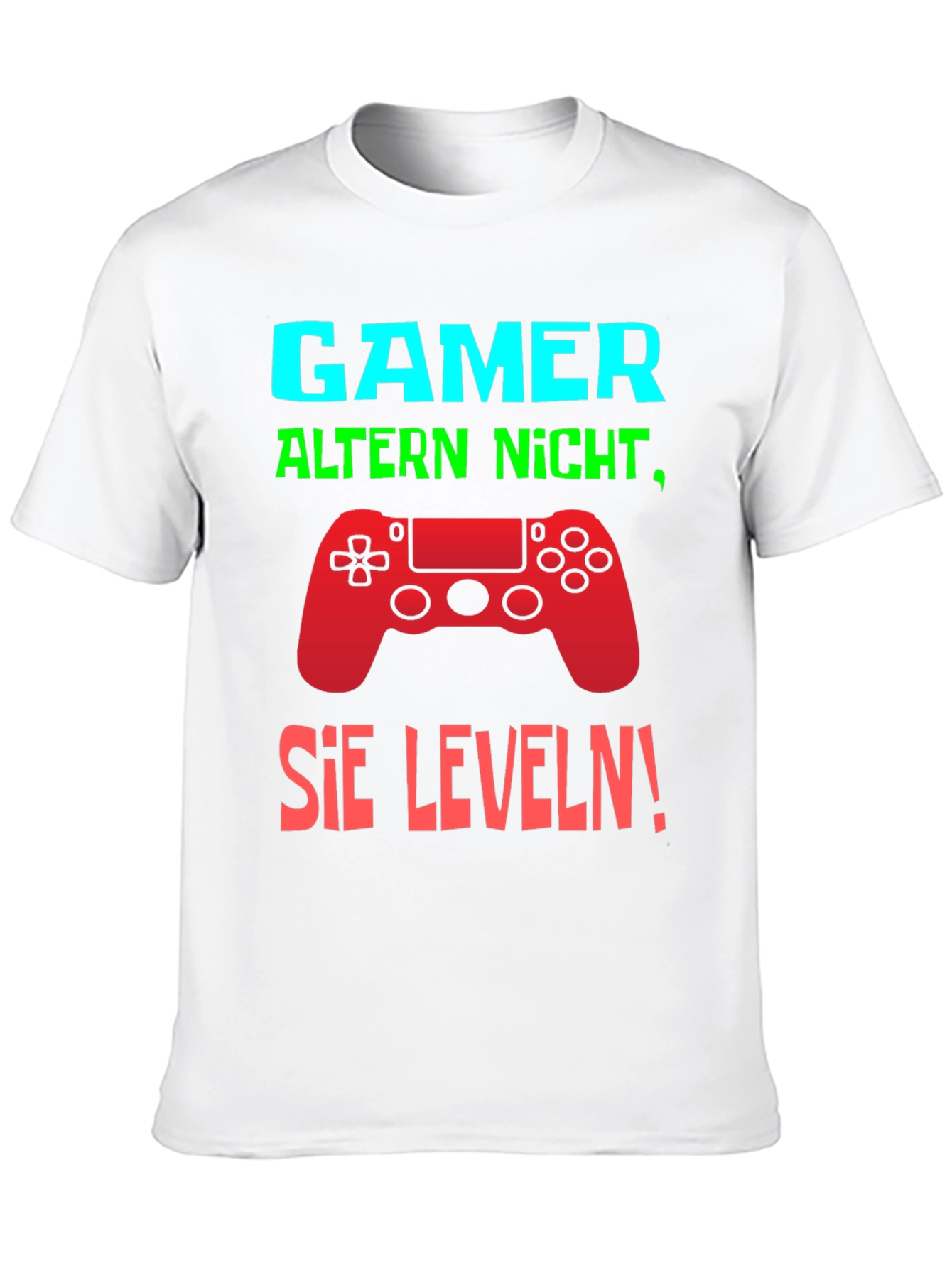 Gamer Level Up Graphic Tee - Black