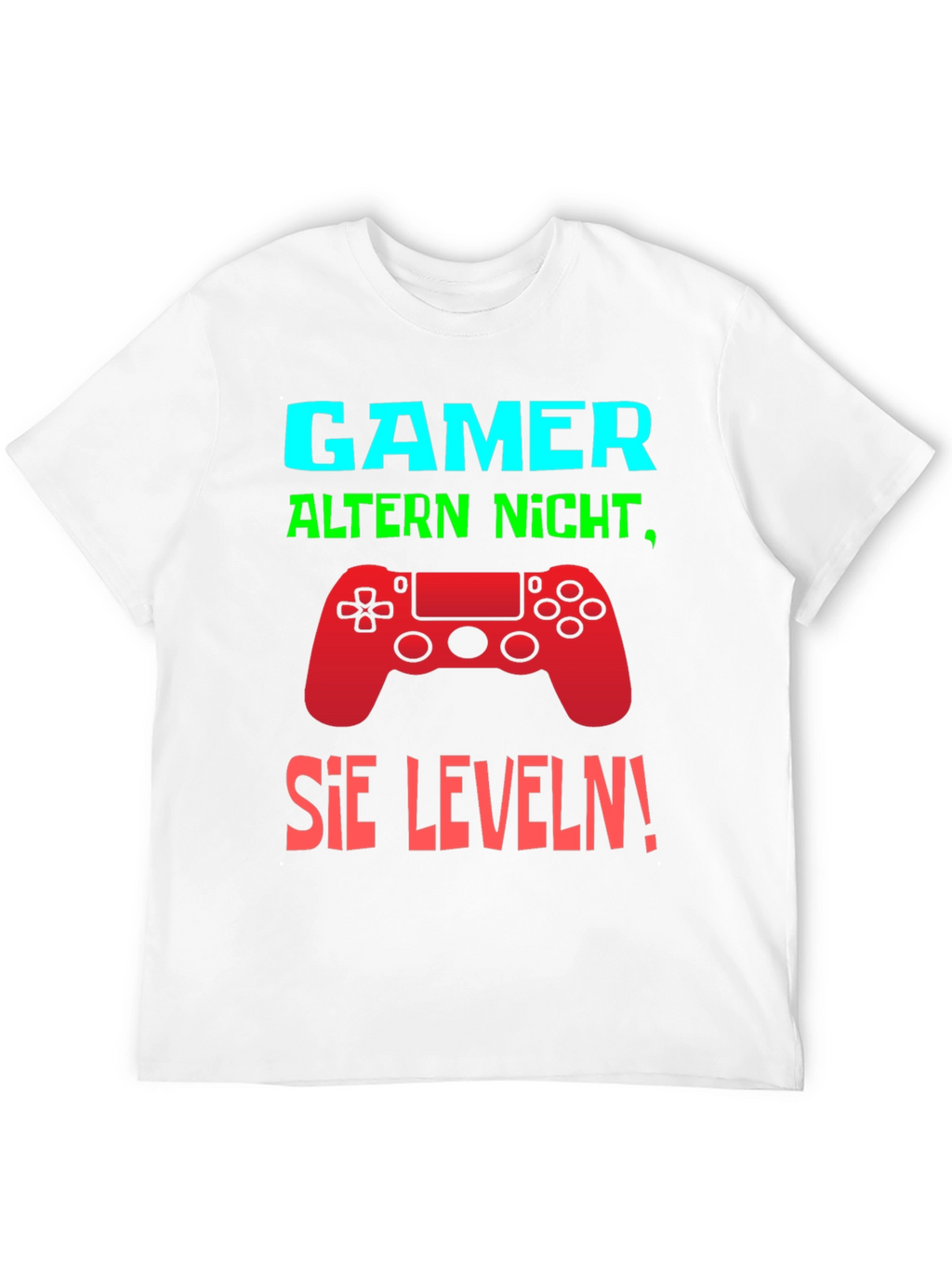 Gamer Level Up Graphic Tee - Black