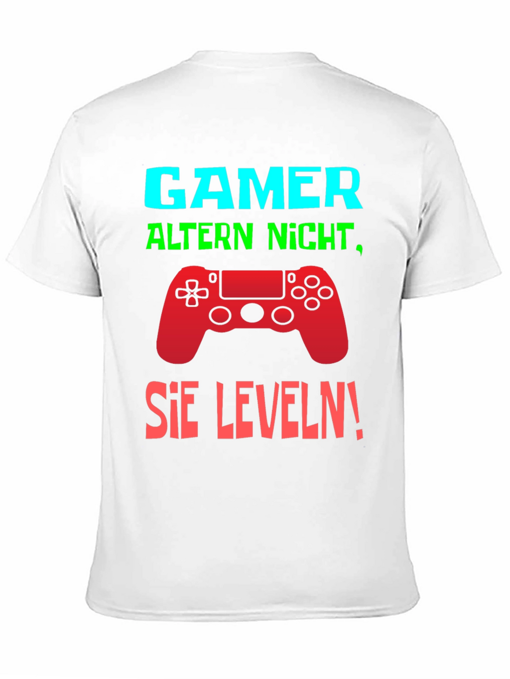 Gamer Level Up Graphic Tee - Black