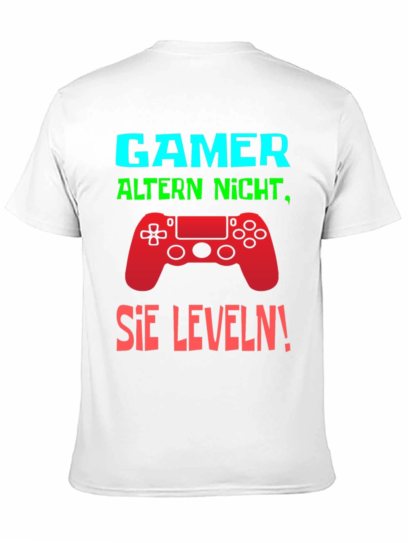 Gamer Level Up Graphic Tee - Black