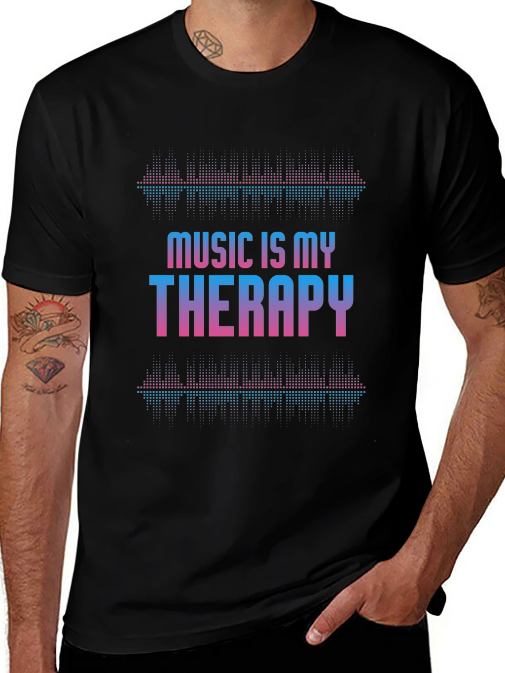 Music is My Therapy T-Shirt