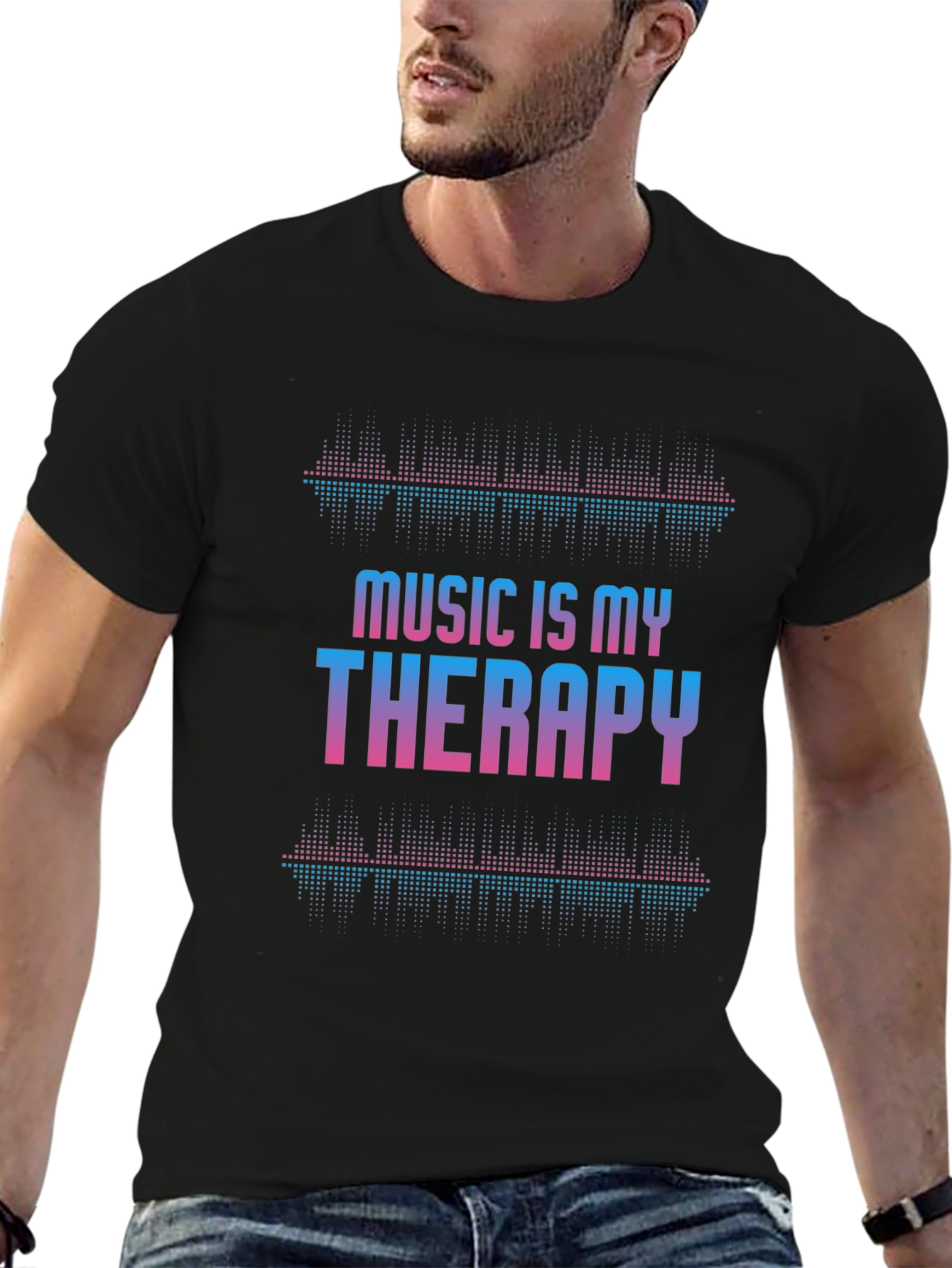 Music is My Therapy T-Shirt