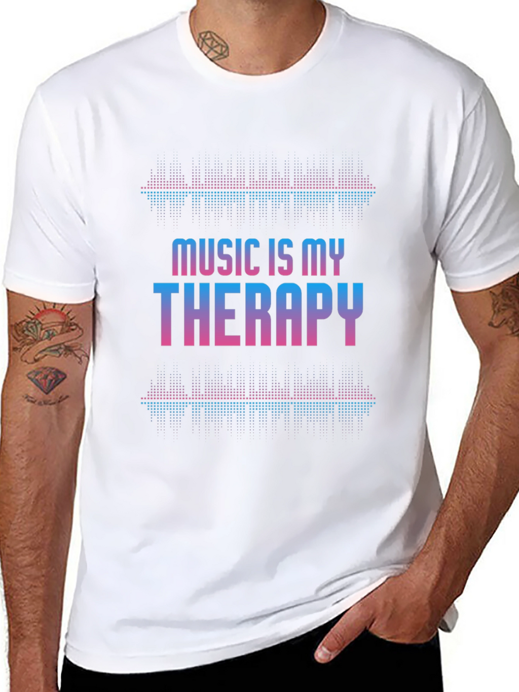 Music is My Therapy T-Shirt