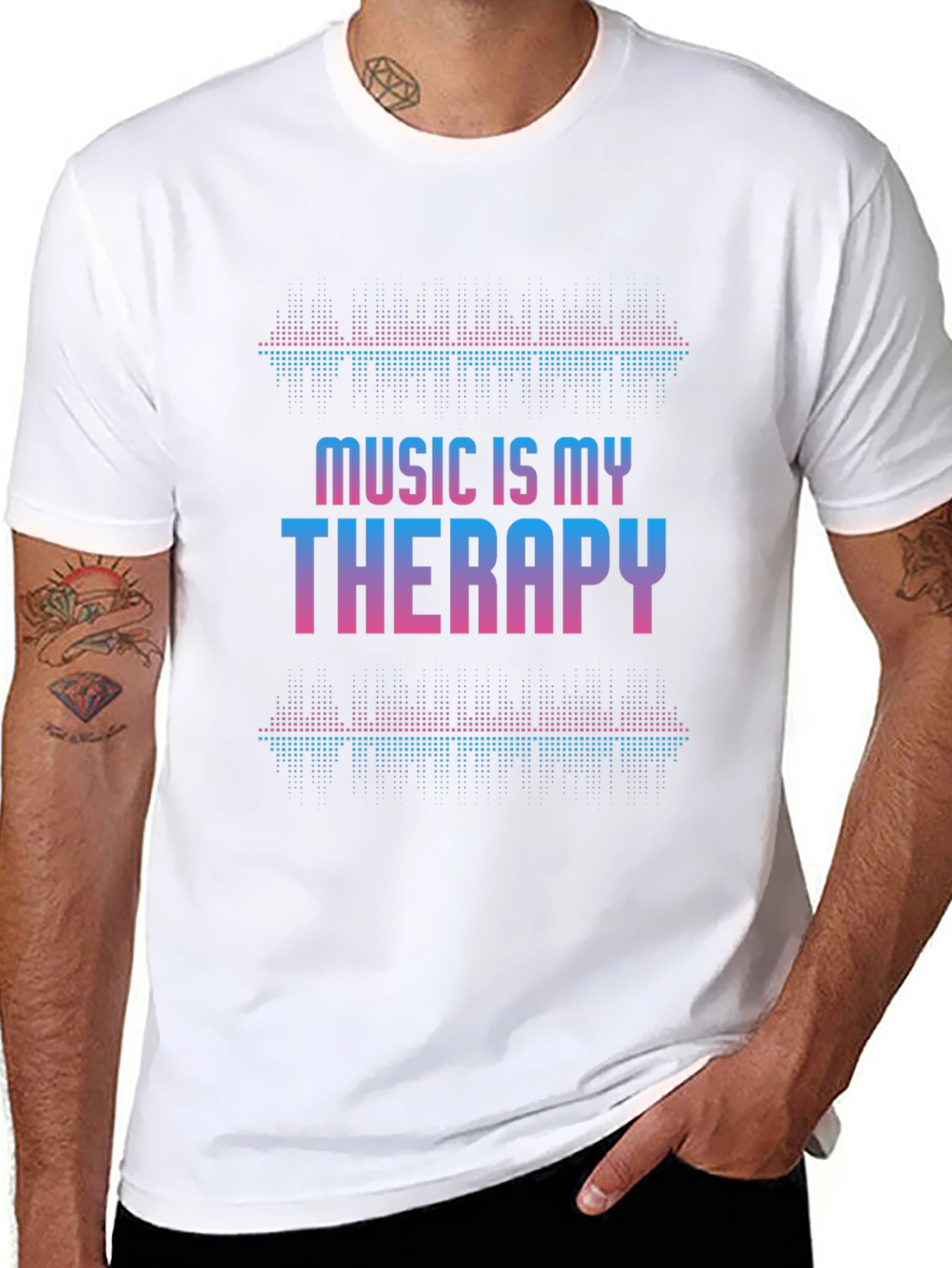 Music is My Therapy T-Shirt
