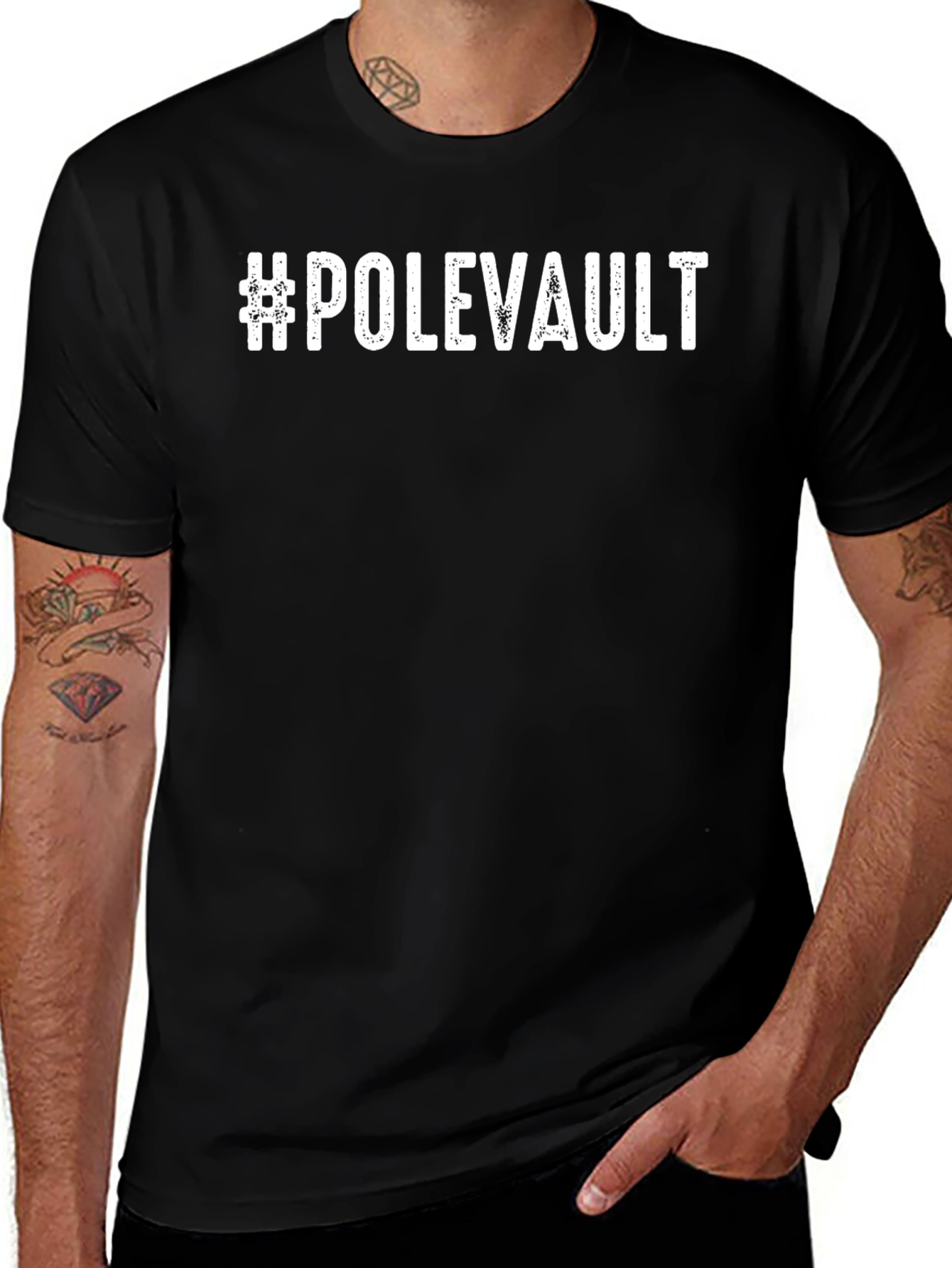 Pole Vault Hashtag Graphic T-Shirt