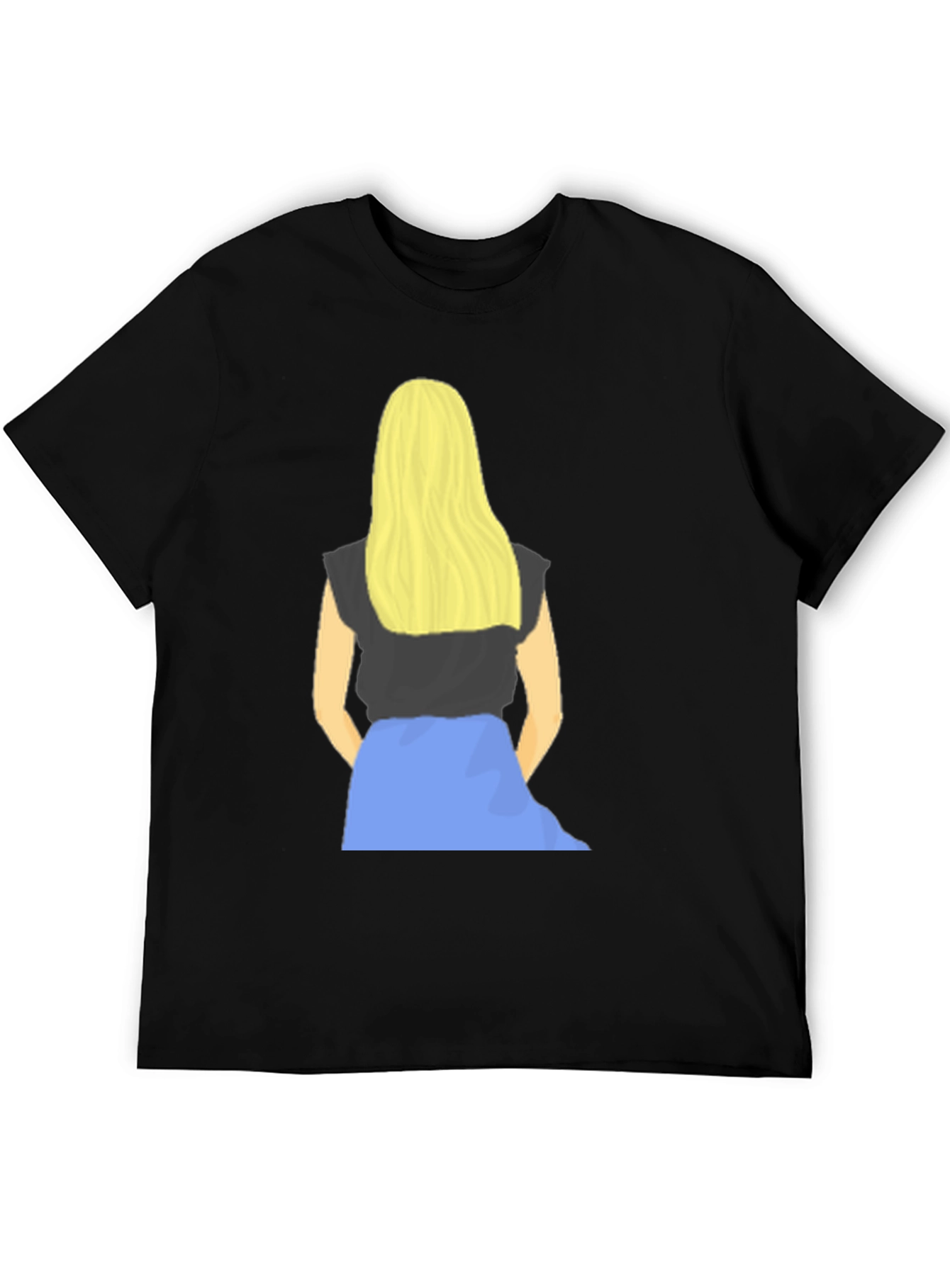 Blonde Girl Graphic Tee - Stylish Casual Wear