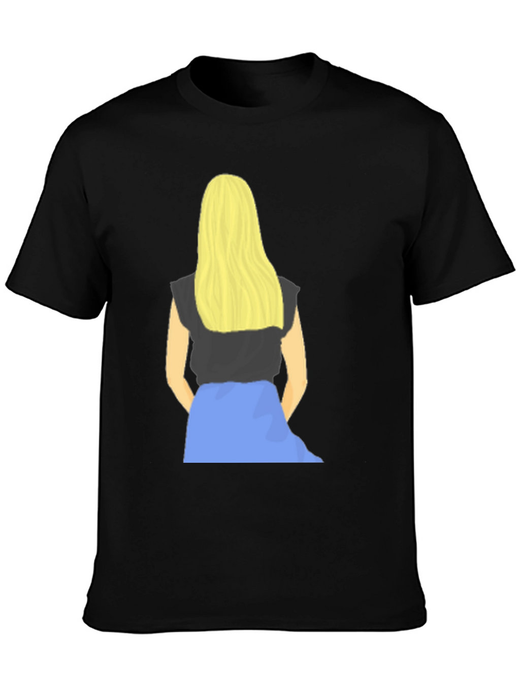 Blonde Girl Graphic Tee - Stylish Casual Wear