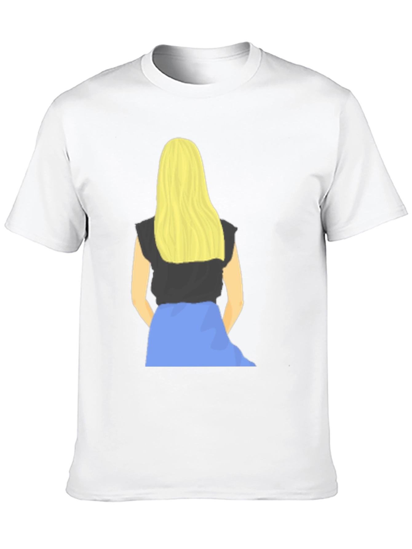 Blonde Girl Graphic Tee - Stylish Casual Wear