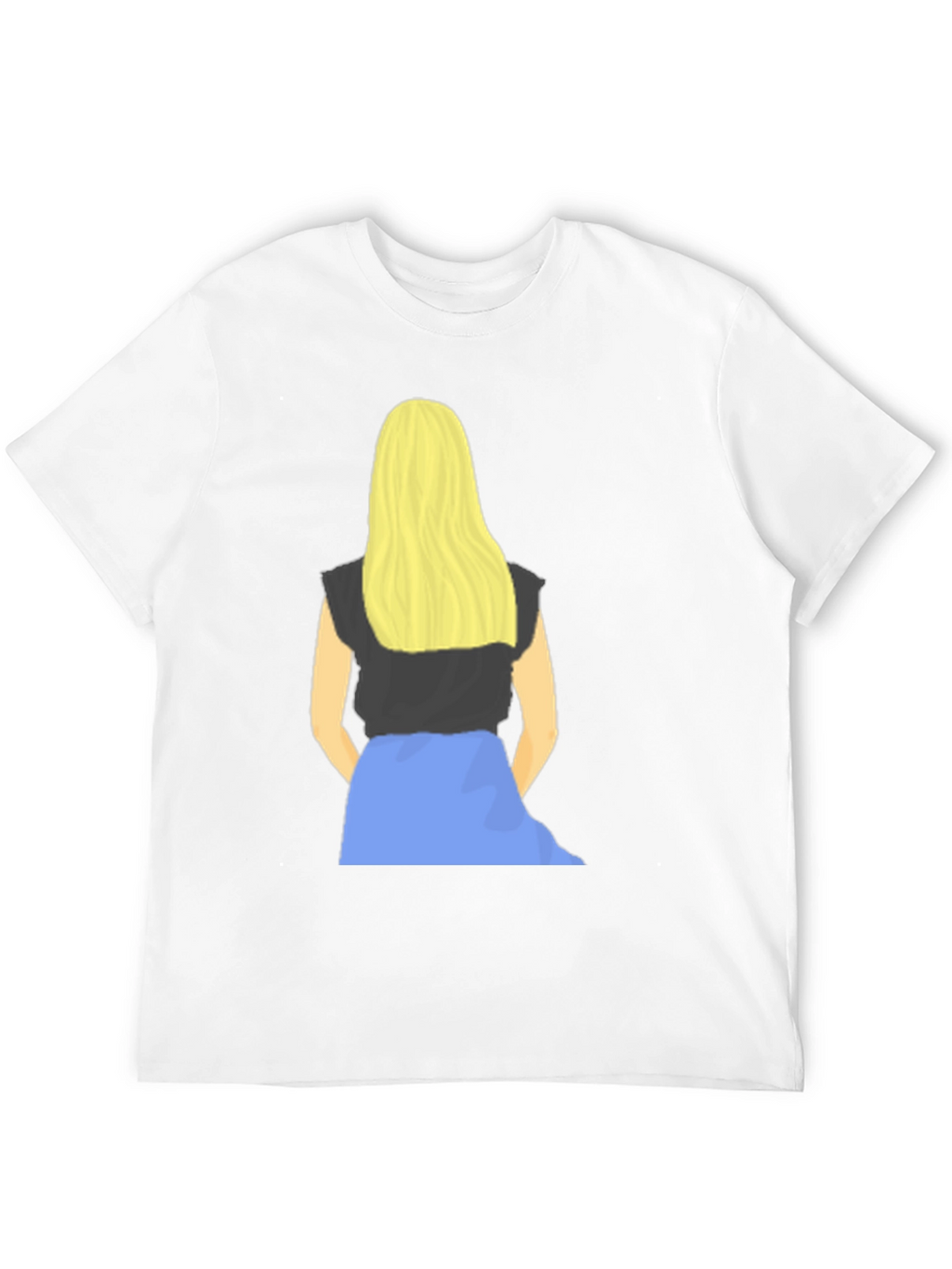 Blonde Girl Graphic Tee - Stylish Casual Wear