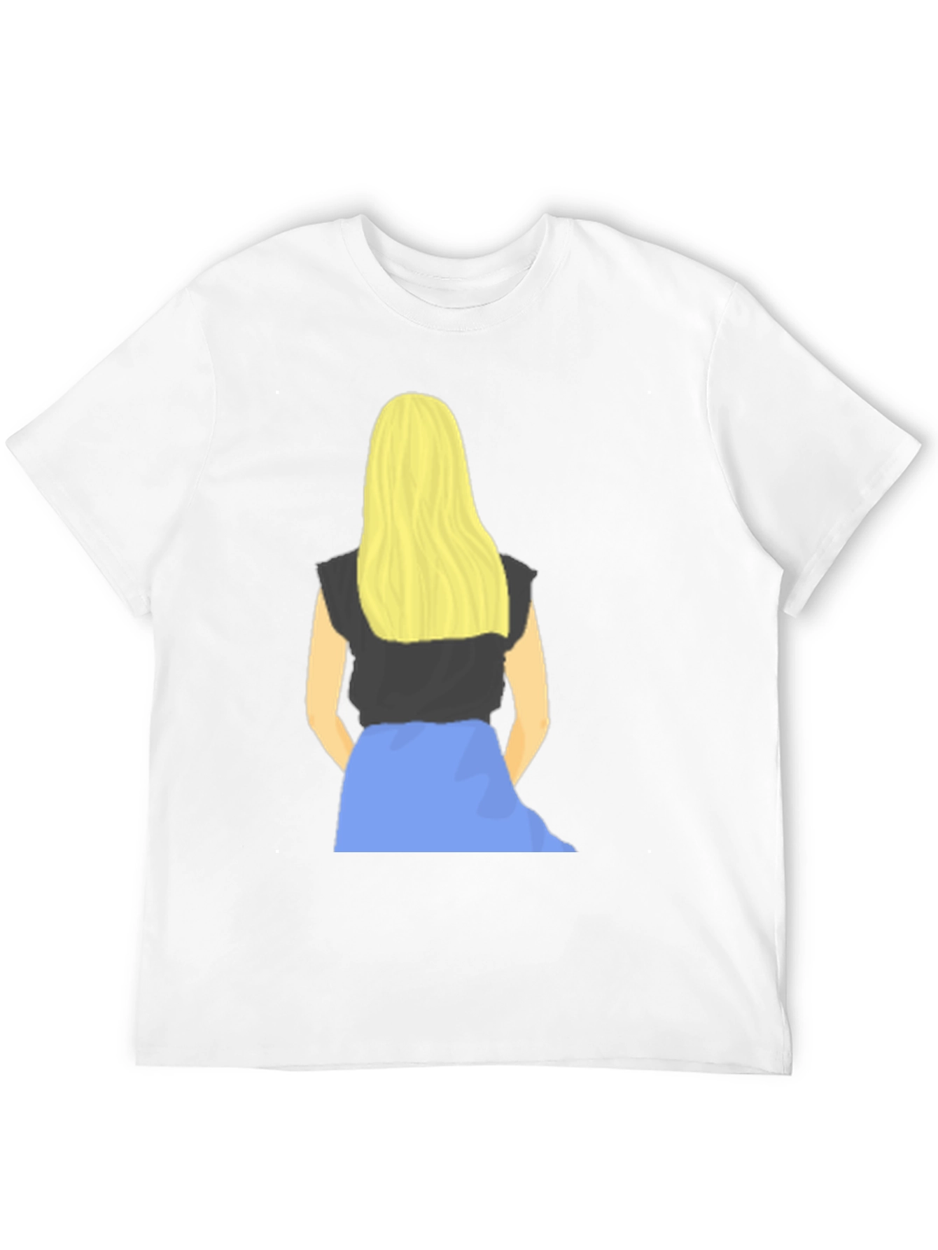 Blonde Girl Graphic Tee - Stylish Casual Wear