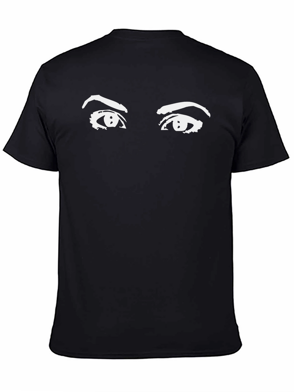Eyes Graphic Black T-Shirt - Stylish Unisex Tee