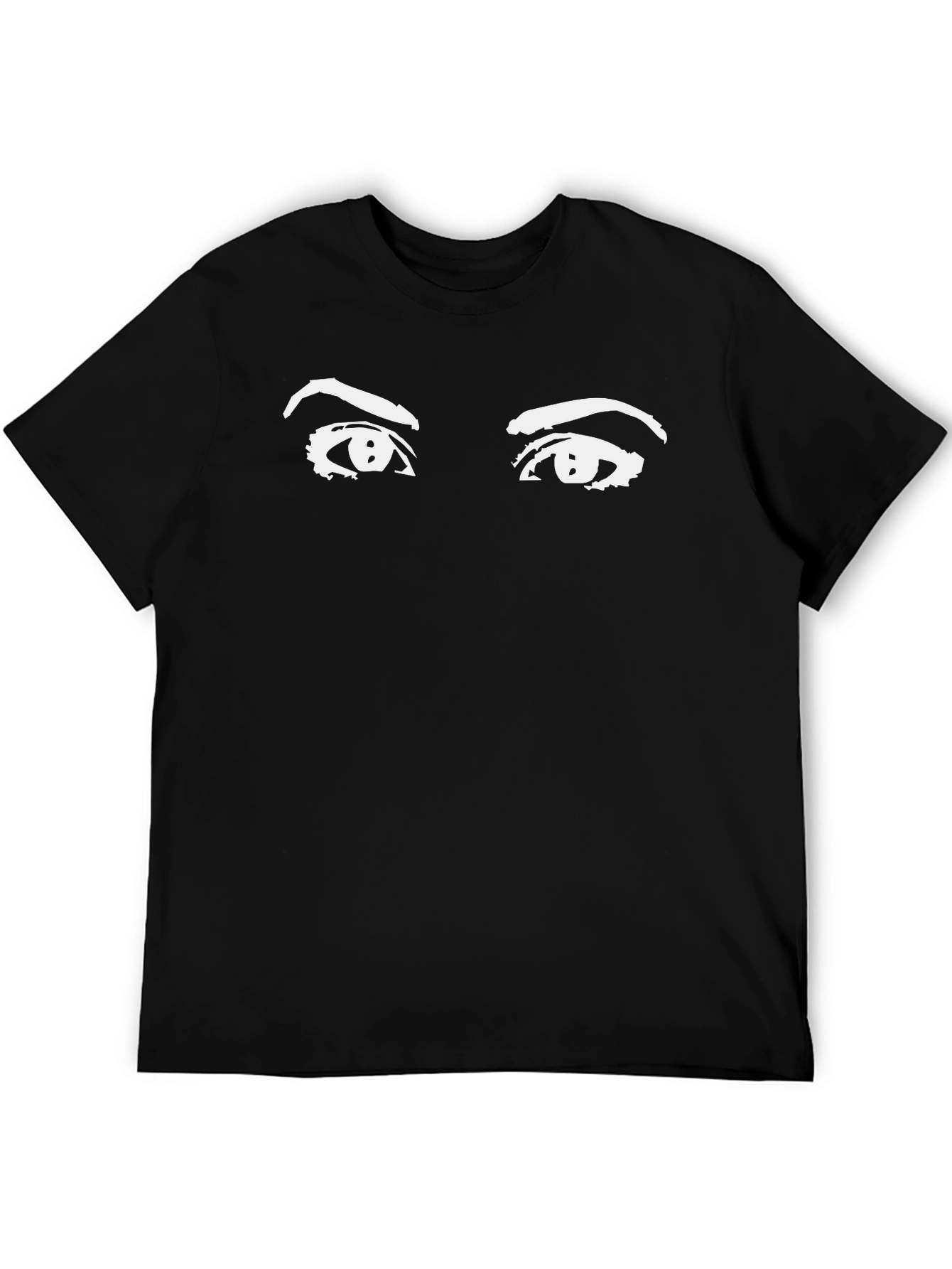 Eyes Graphic Black T-Shirt - Stylish Unisex Tee