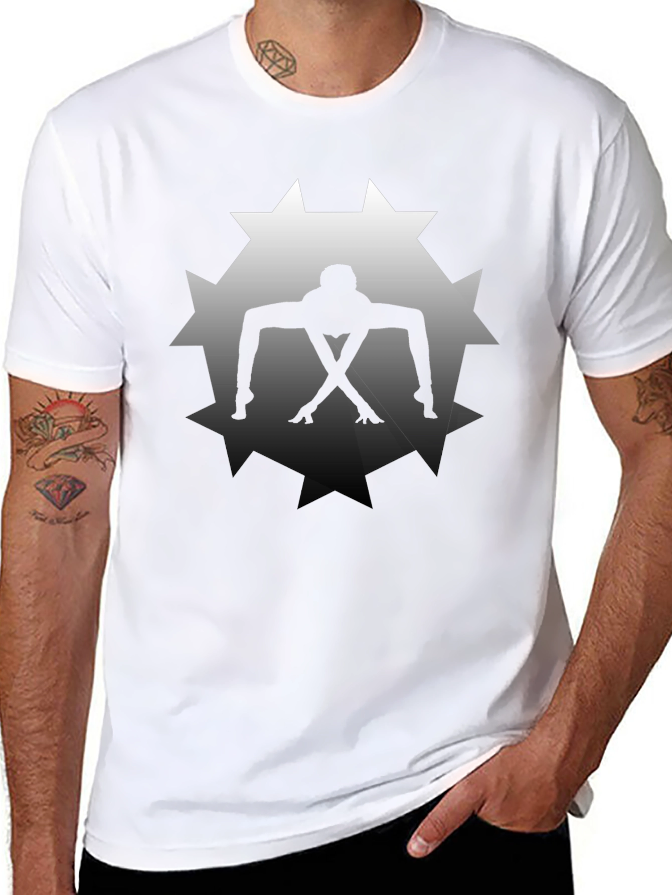Silhouette Starburst Graphic Tee