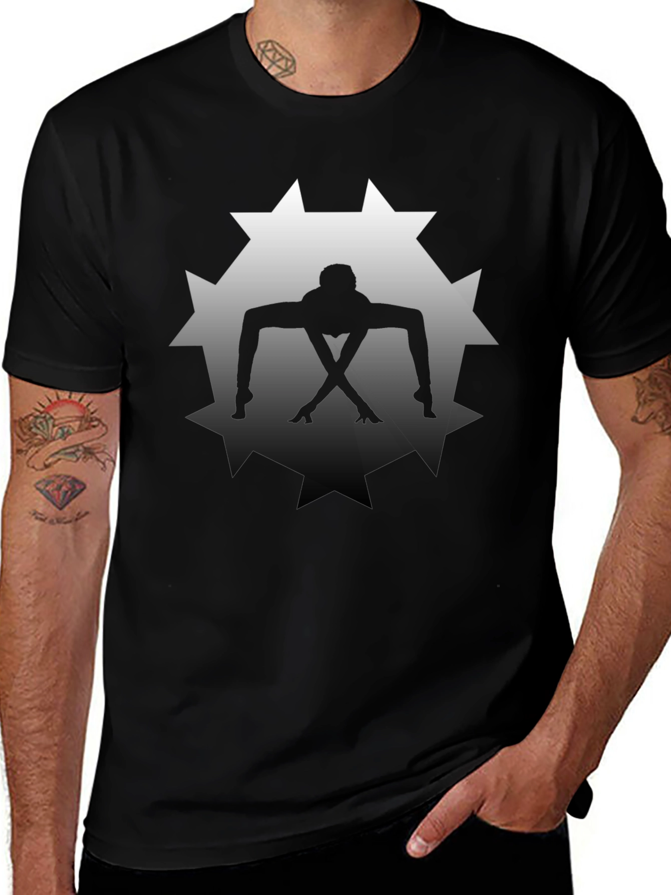 Silhouette Starburst Graphic Tee