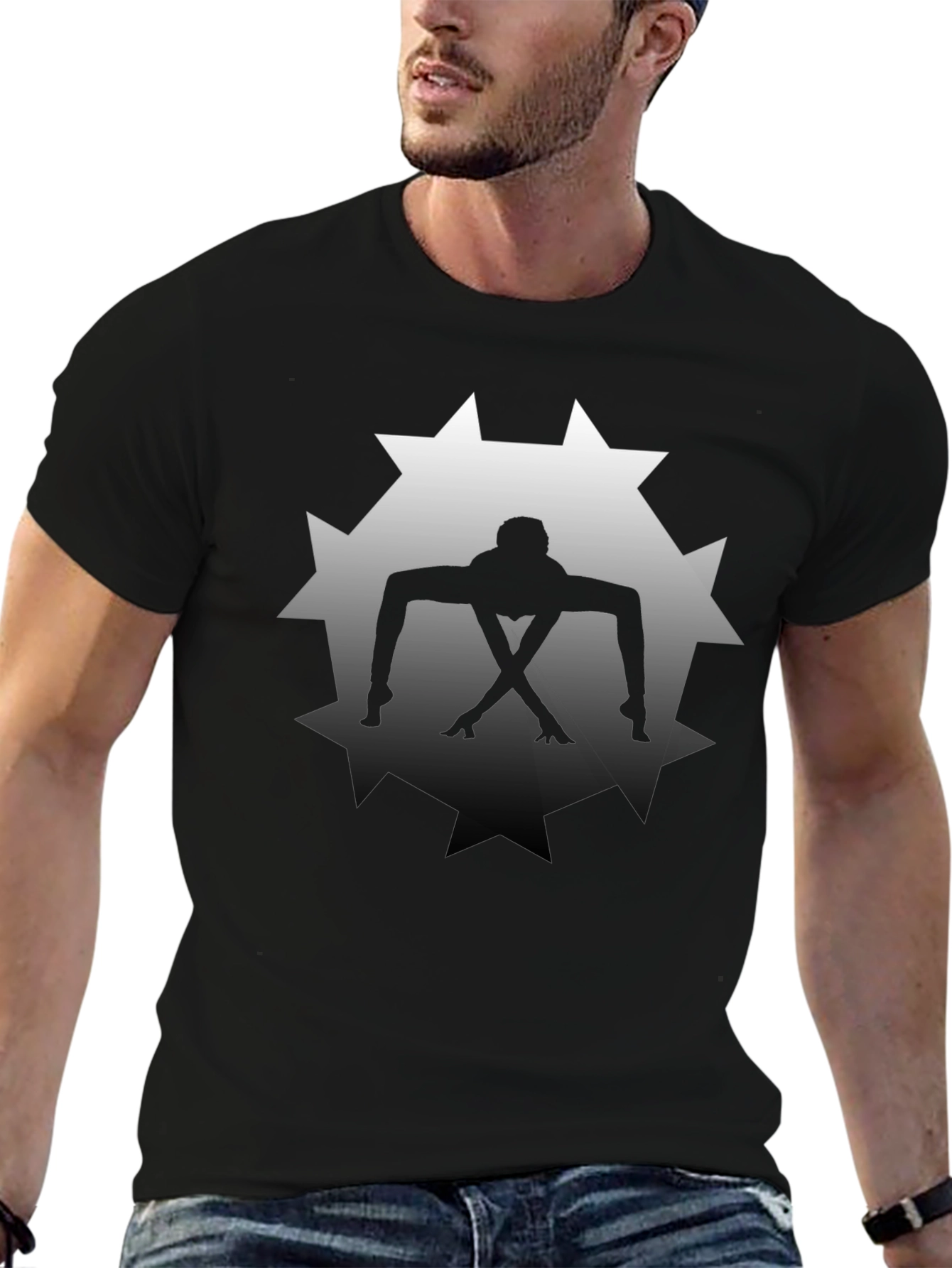 Silhouette Starburst Graphic Tee