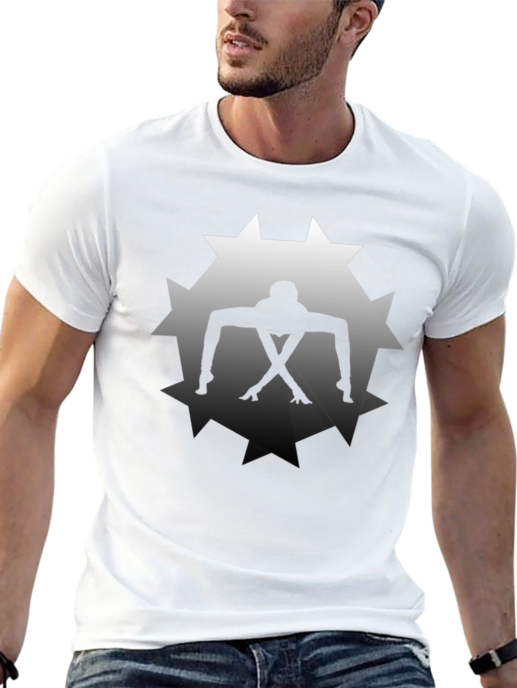 Silhouette Starburst Graphic Tee
