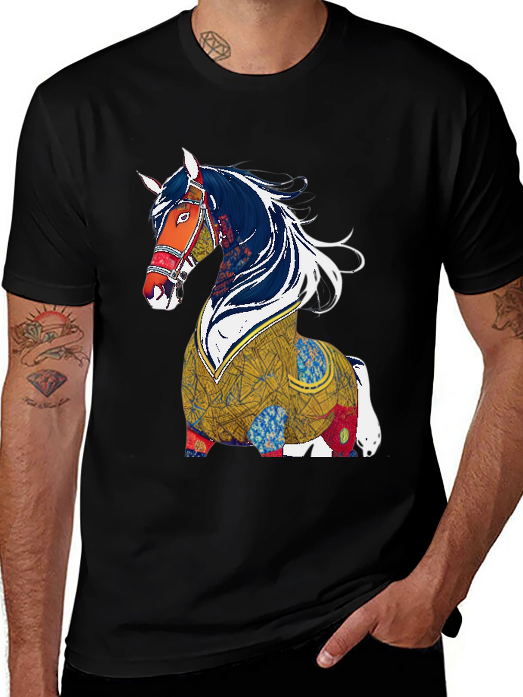 Horse Graphic Tee - Stylish & Unique Design