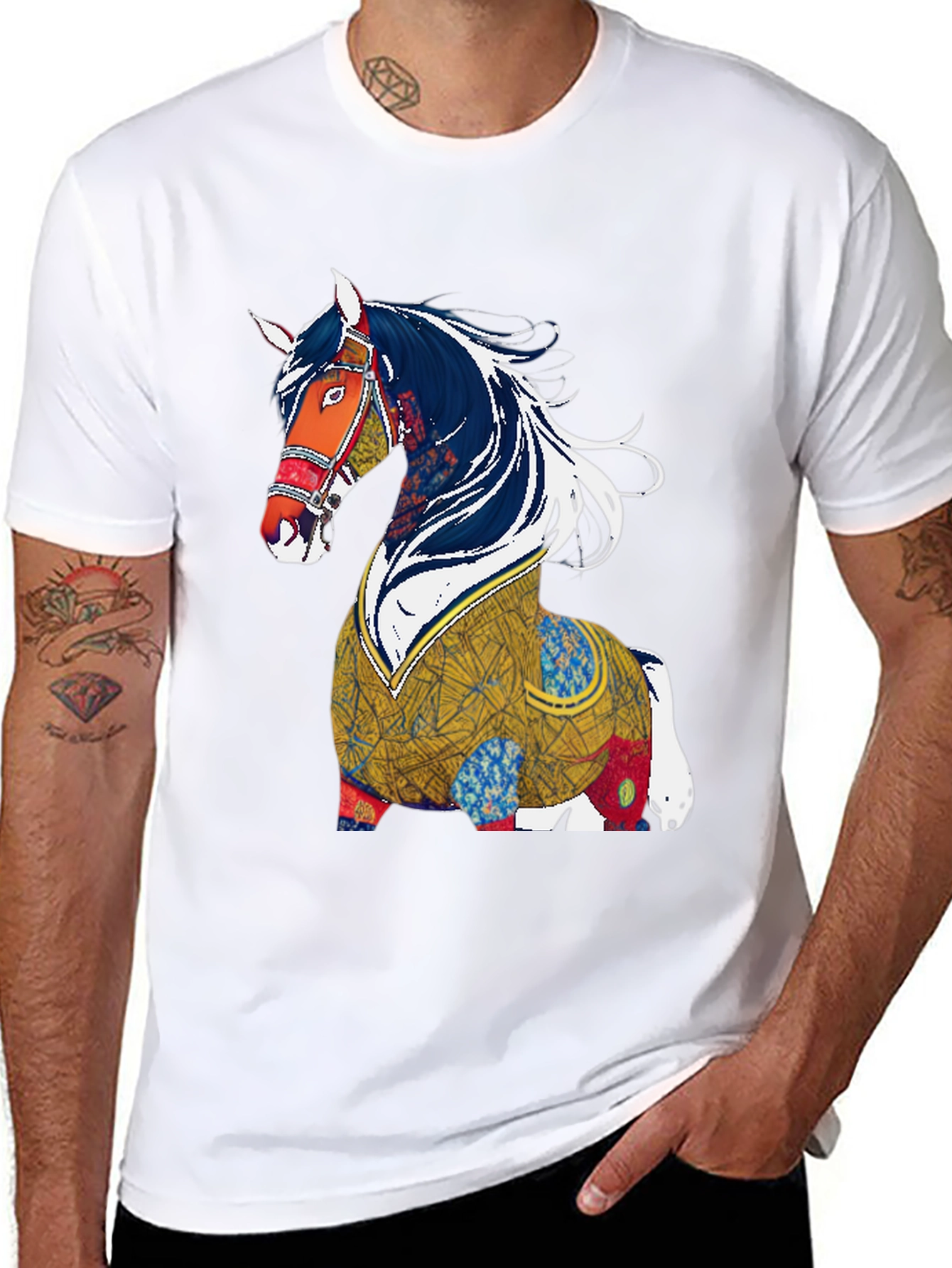 Horse Graphic Tee - Stylish & Unique Design
