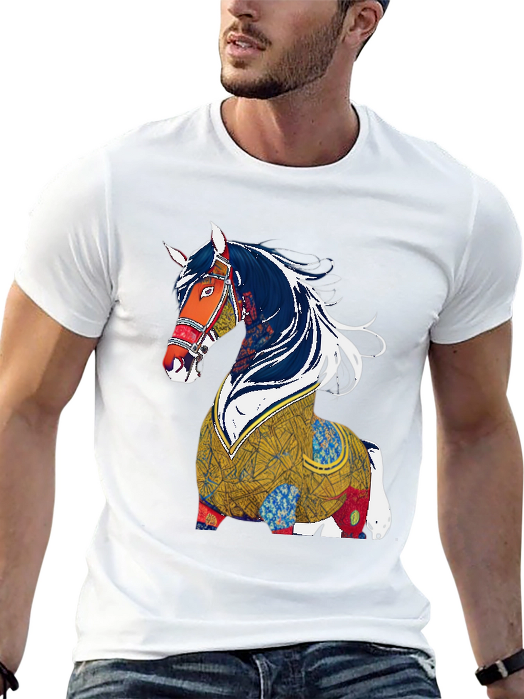 Horse Graphic Tee - Stylish & Unique Design