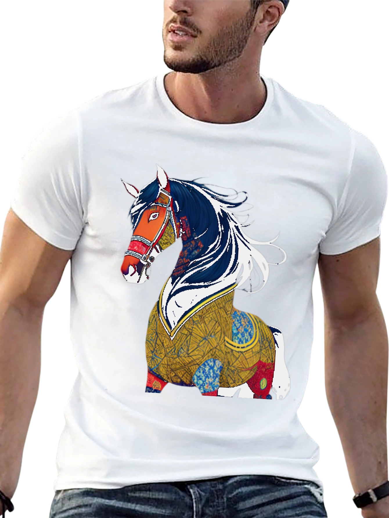 Horse Graphic Tee - Stylish & Unique Design